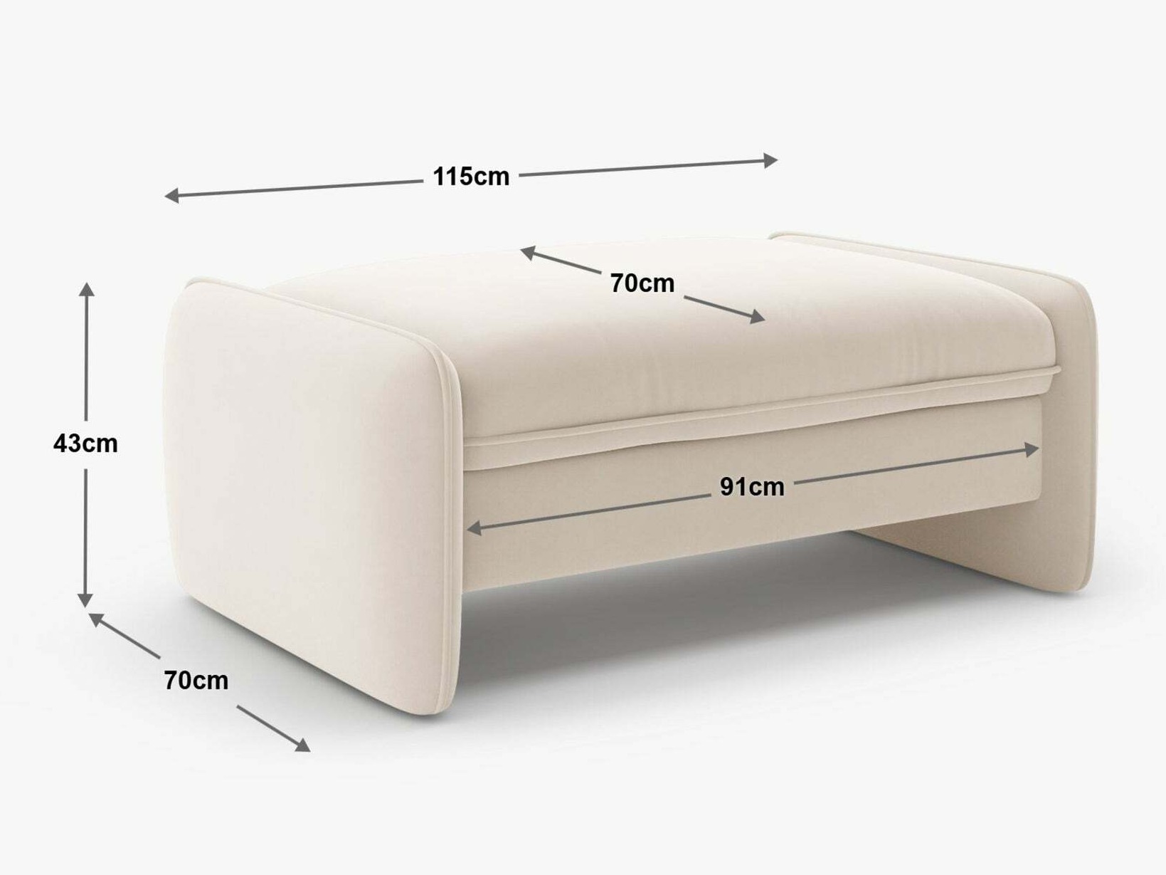 Polsterbank Romsero 103 (Silencio 27)