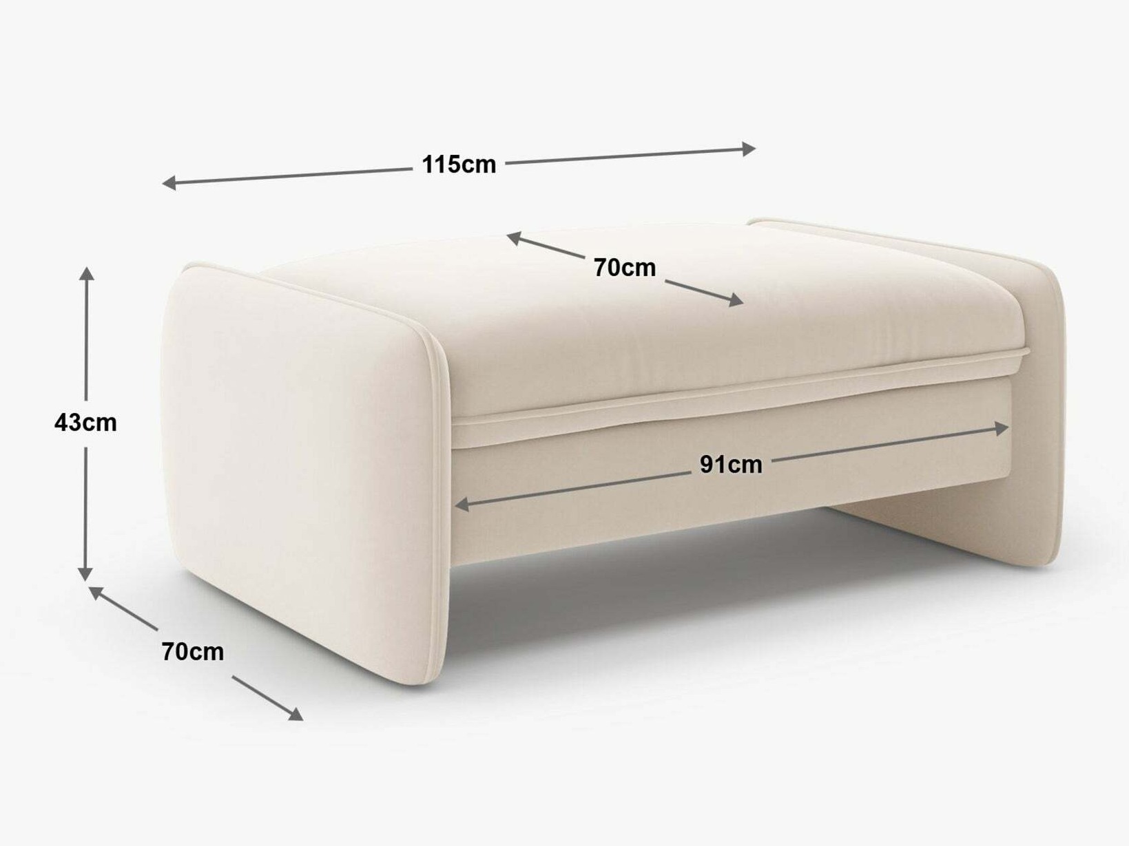 Polsterbank Romsero 103 (Silencio 34)