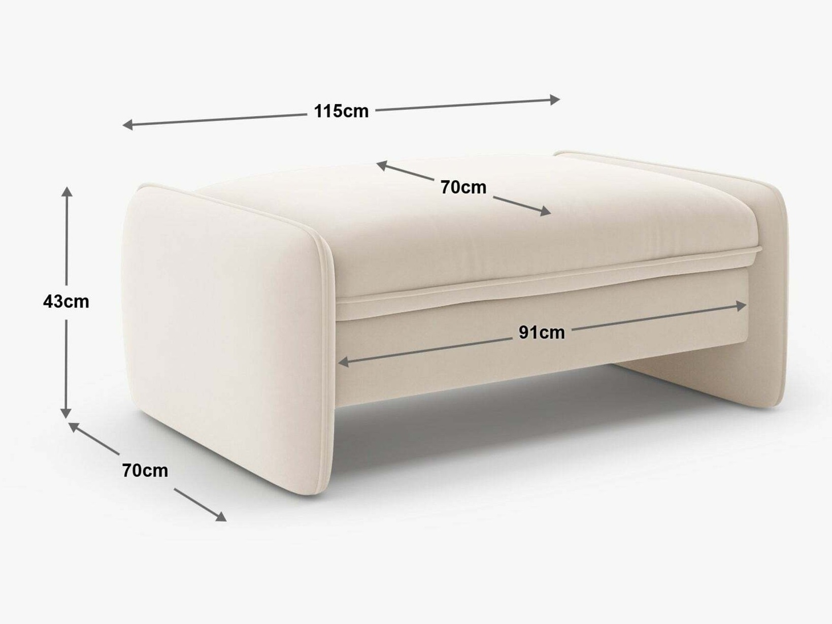 Polsterbank Romsero 103 (Silencio 72)