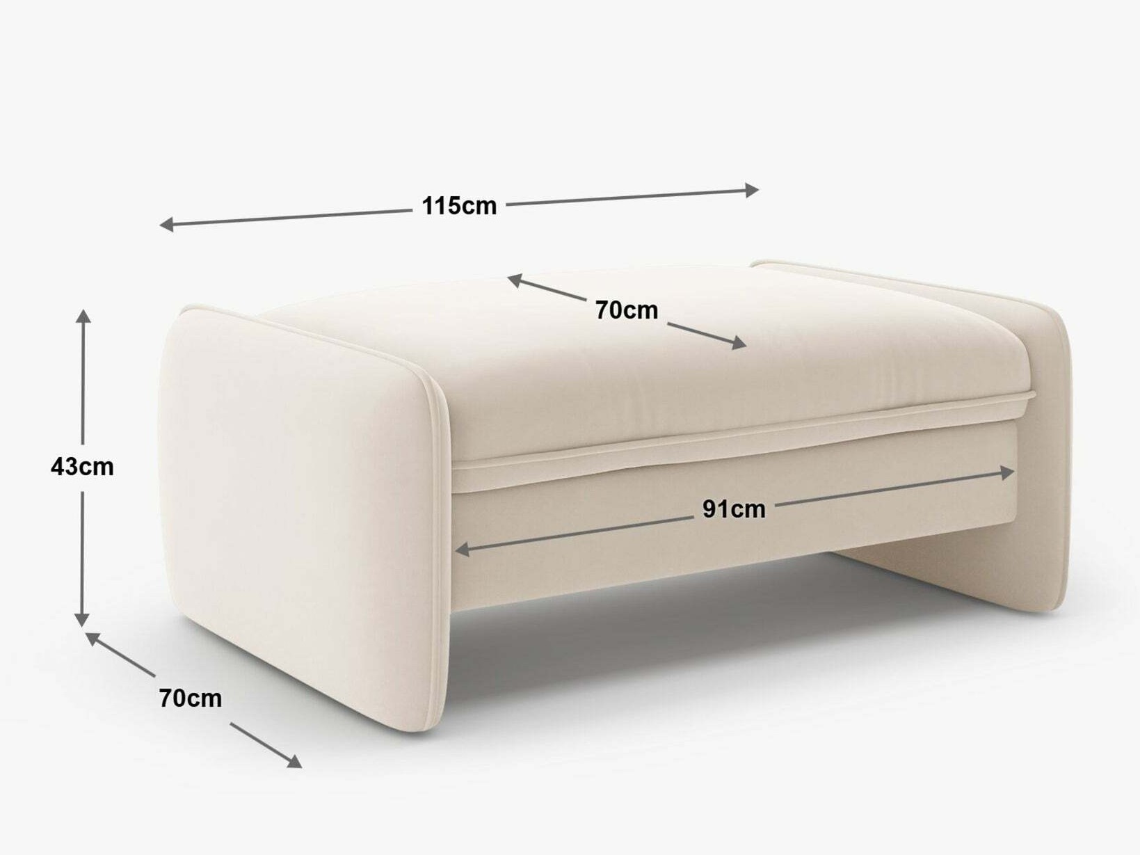 Polsterbank Romsero 103 (Silencio 86)