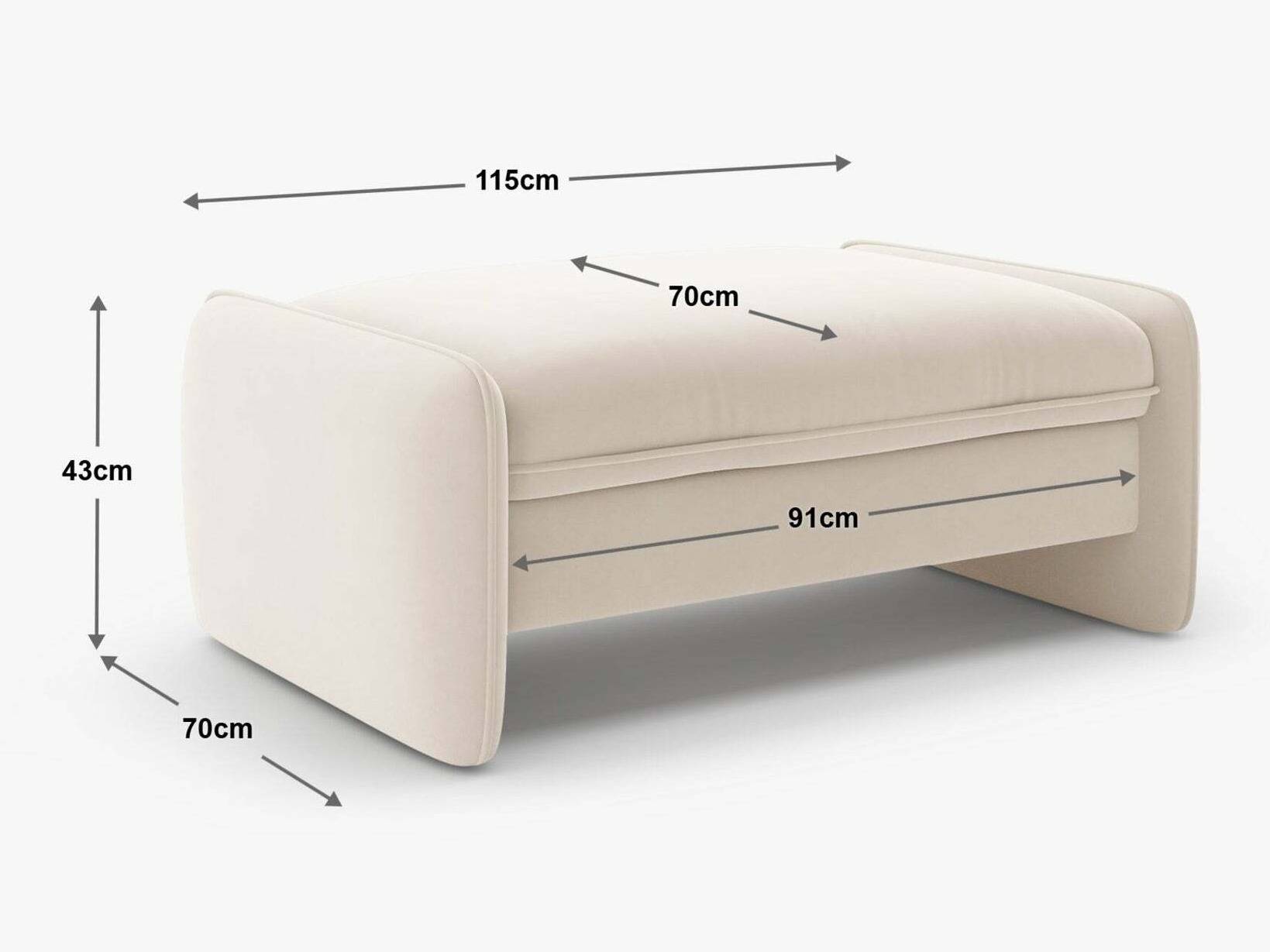 Polsterbank Romsero 103 (Silencio 97)