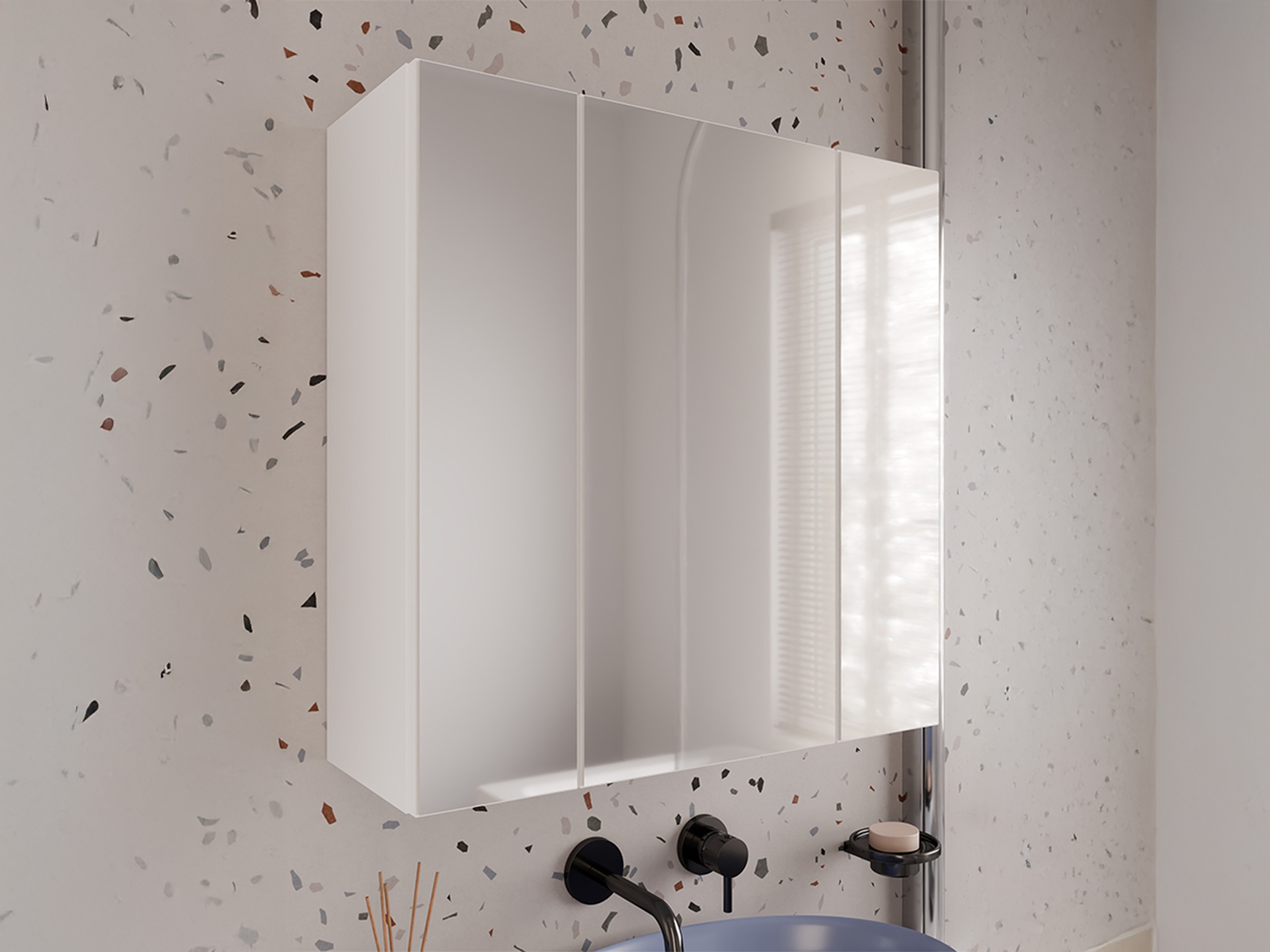 Spiegelschrank fürs Badezimmer Mandeville 343