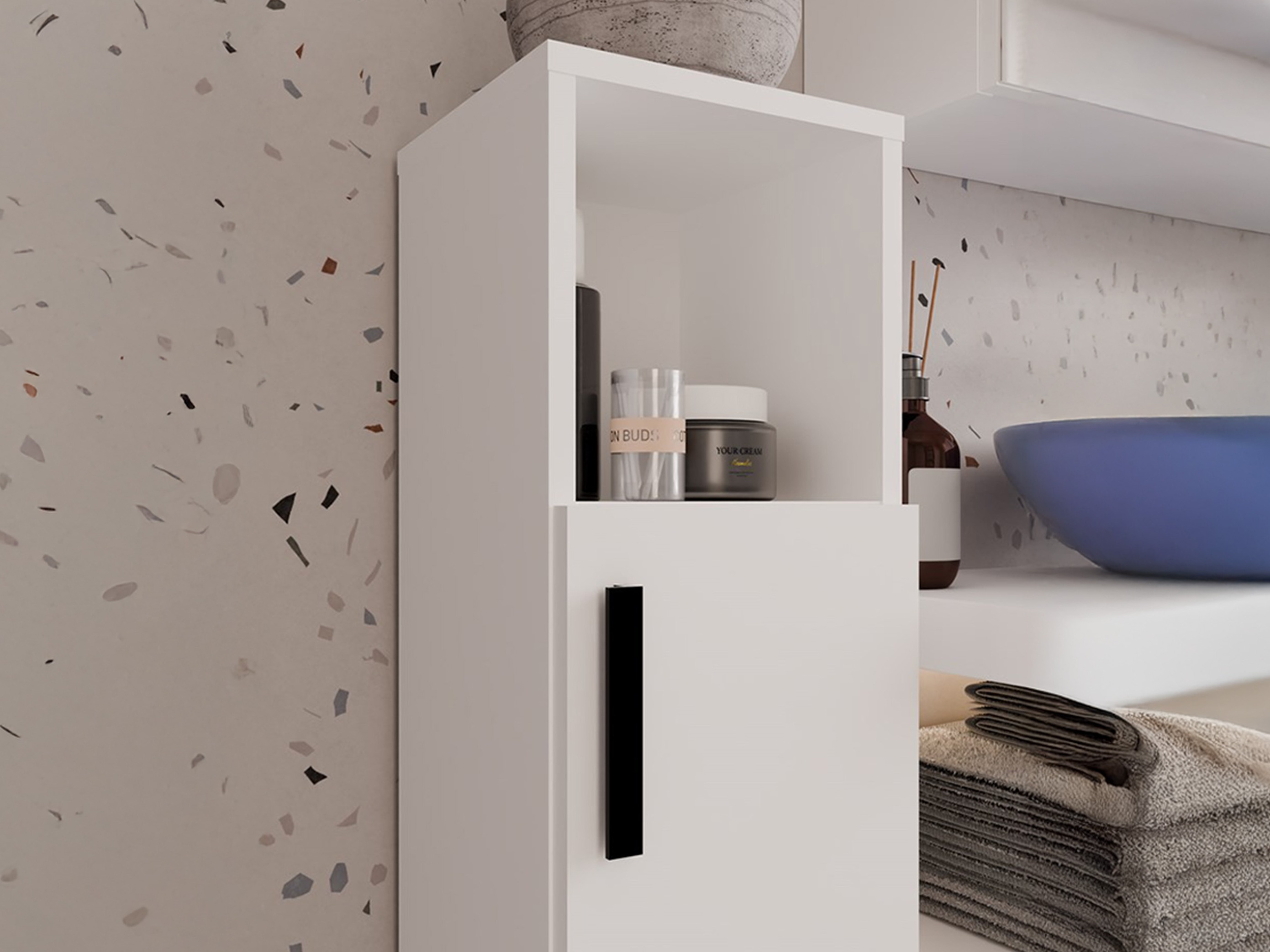 Stehender Badezimmerschrank Mandeville 344