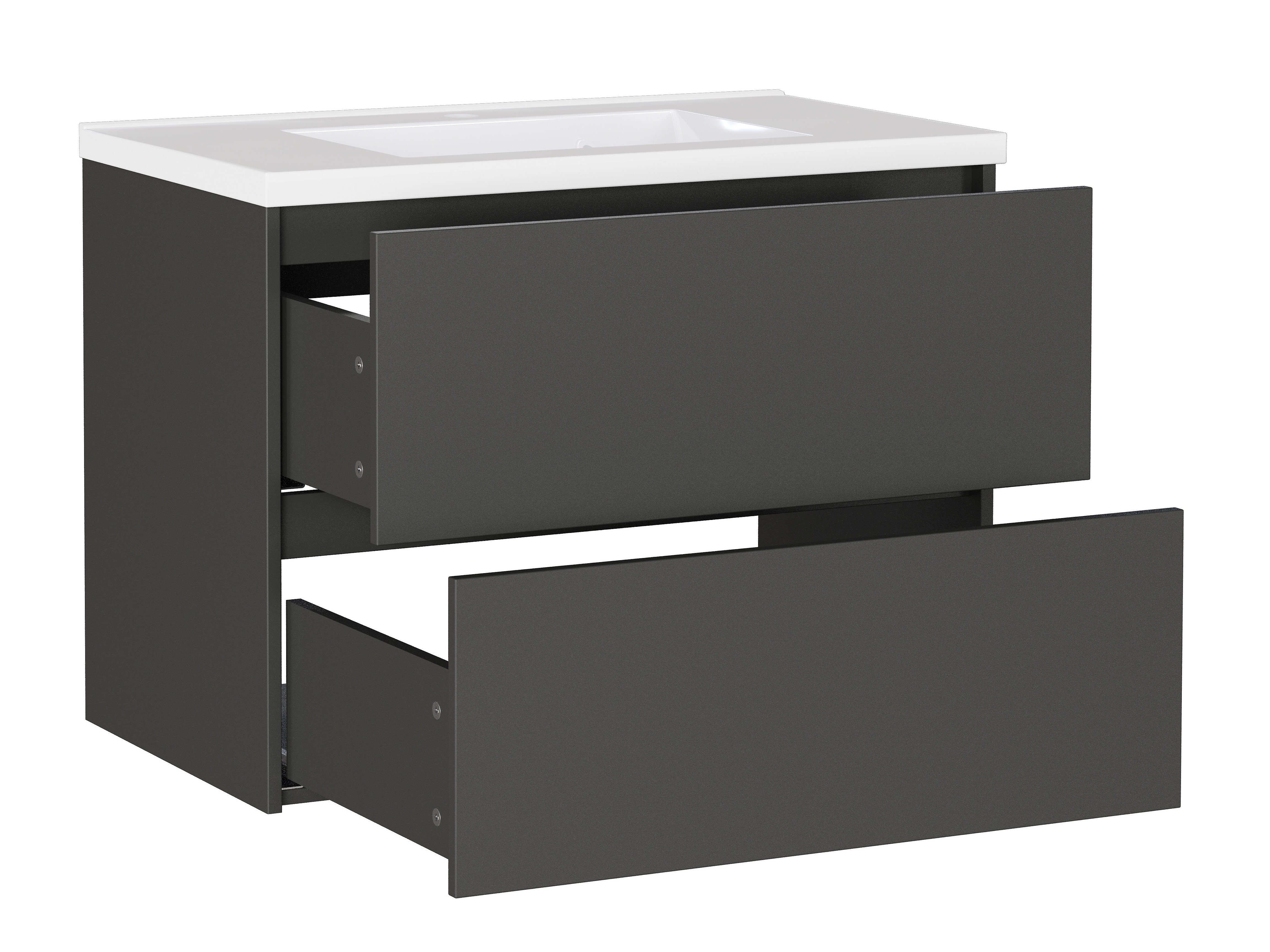 Hängeschrank für Waschbecken Sacramento 523 (Graphit)