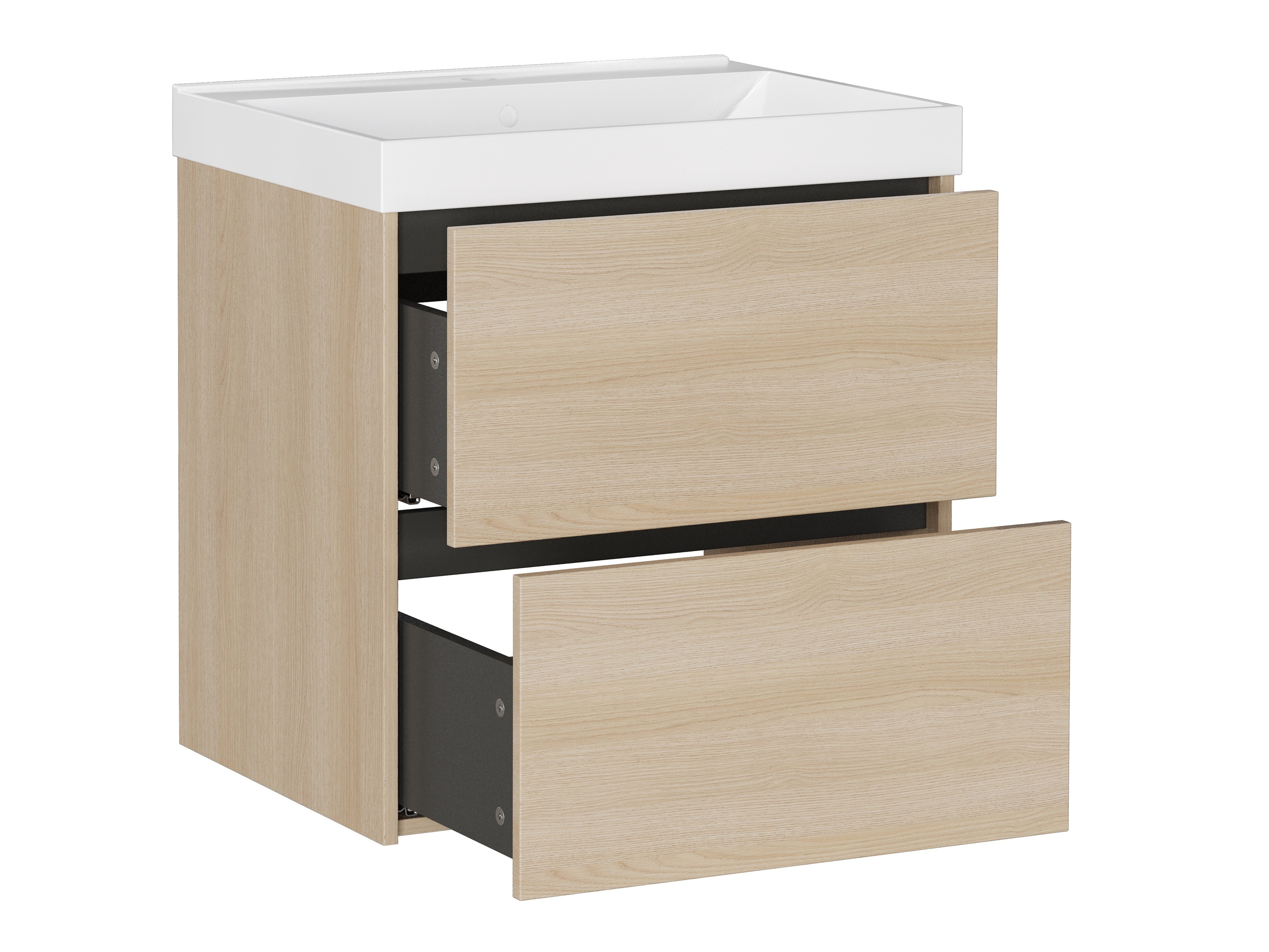 Hängeschrank für Waschbecken Sacramento 524 (Eichenholzoptik)