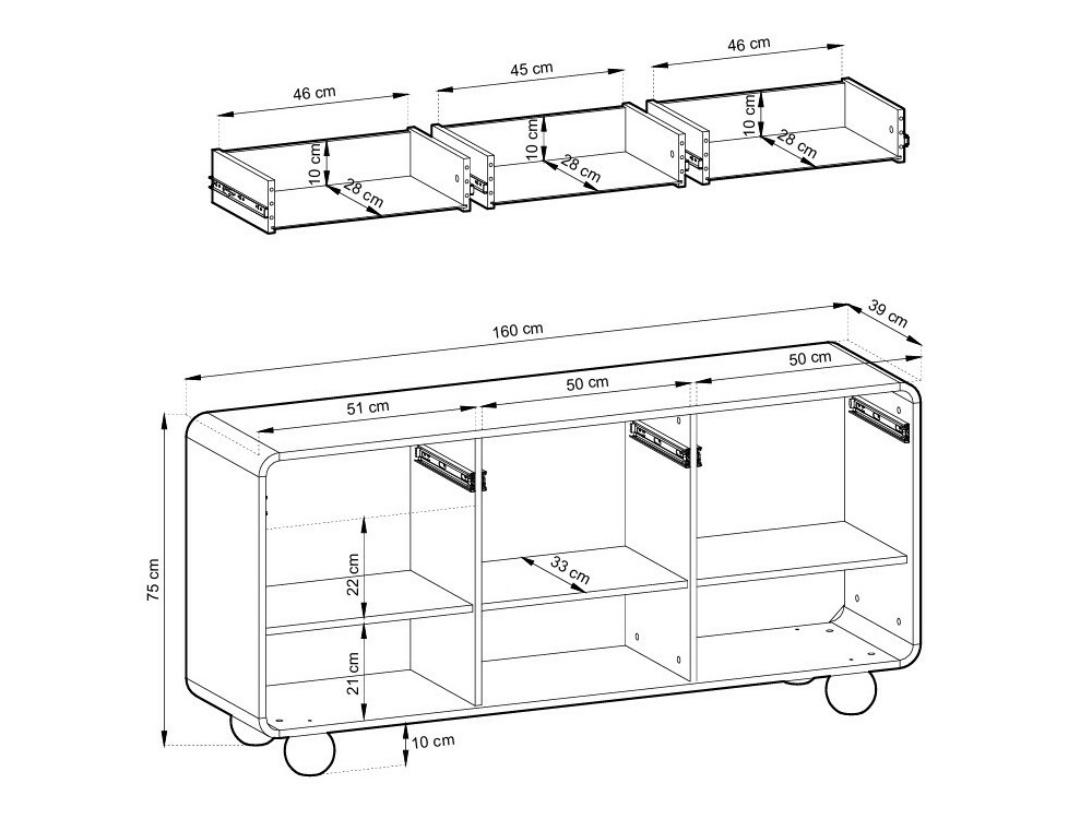 Kommoden Vendori 102