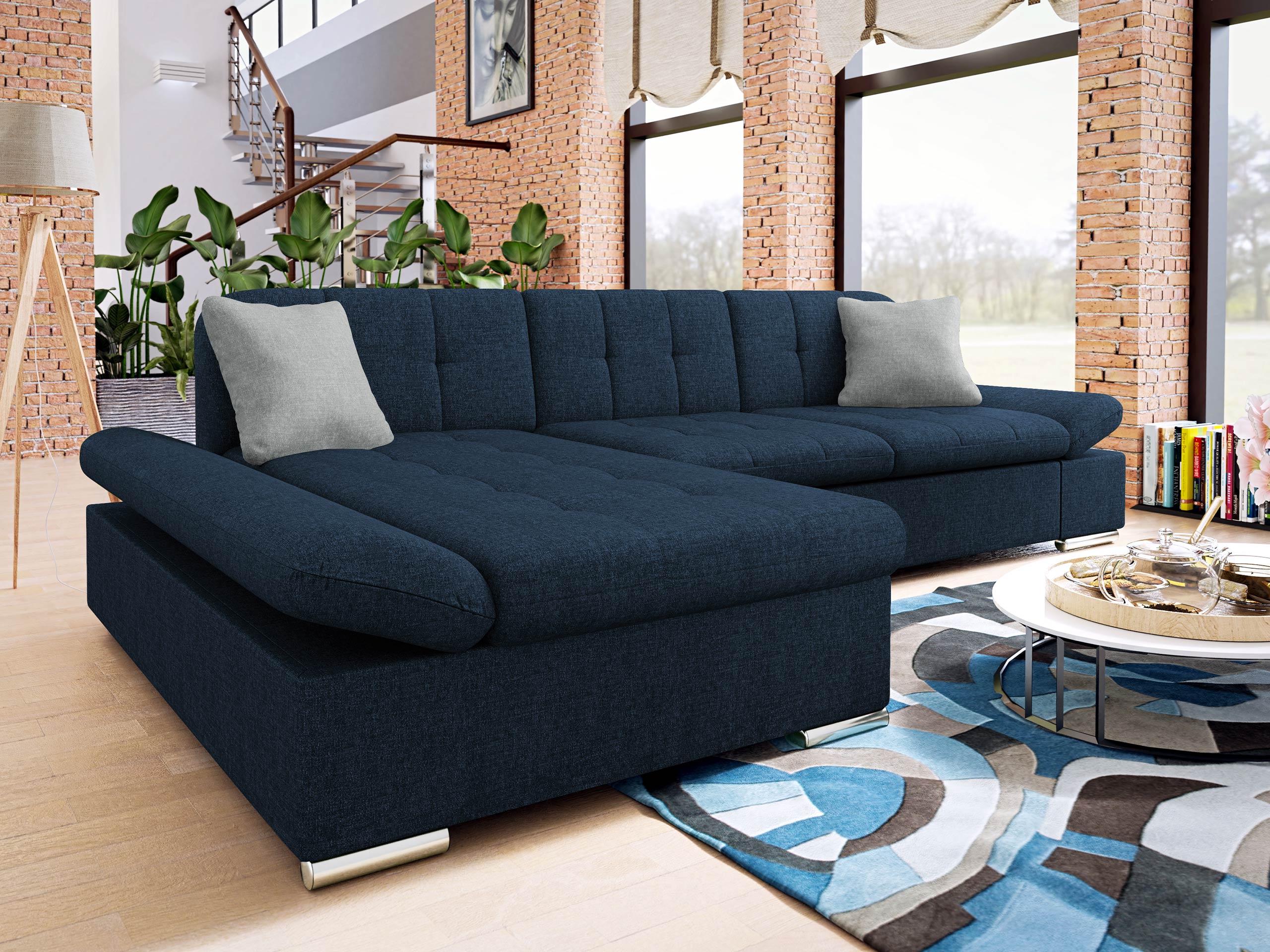Ecksofa Comfivo 219 (Maya 09 + Maya 20)