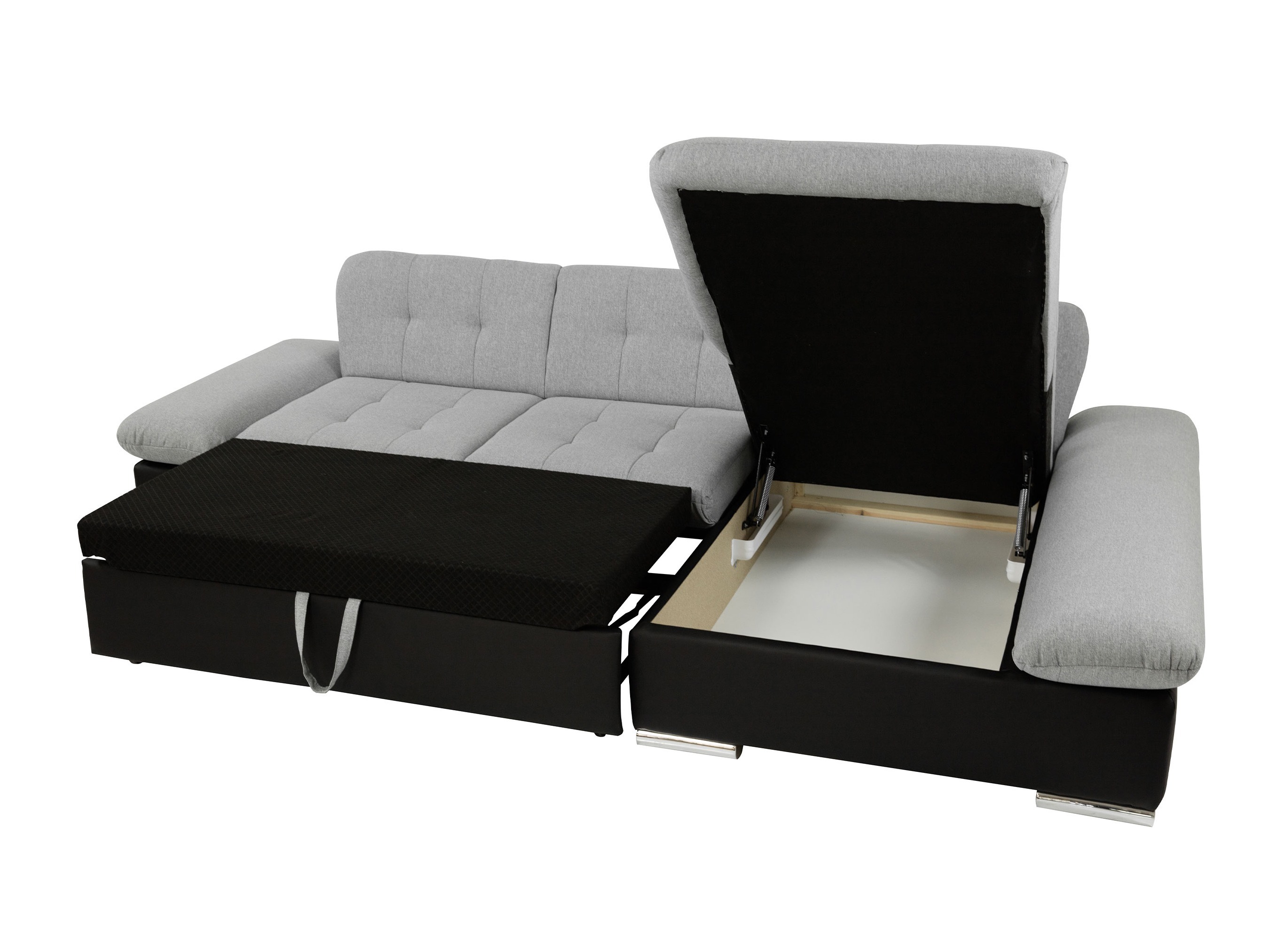 Ecksofa Comfivo Sanitas II (Piano 21 + Mokka 03)