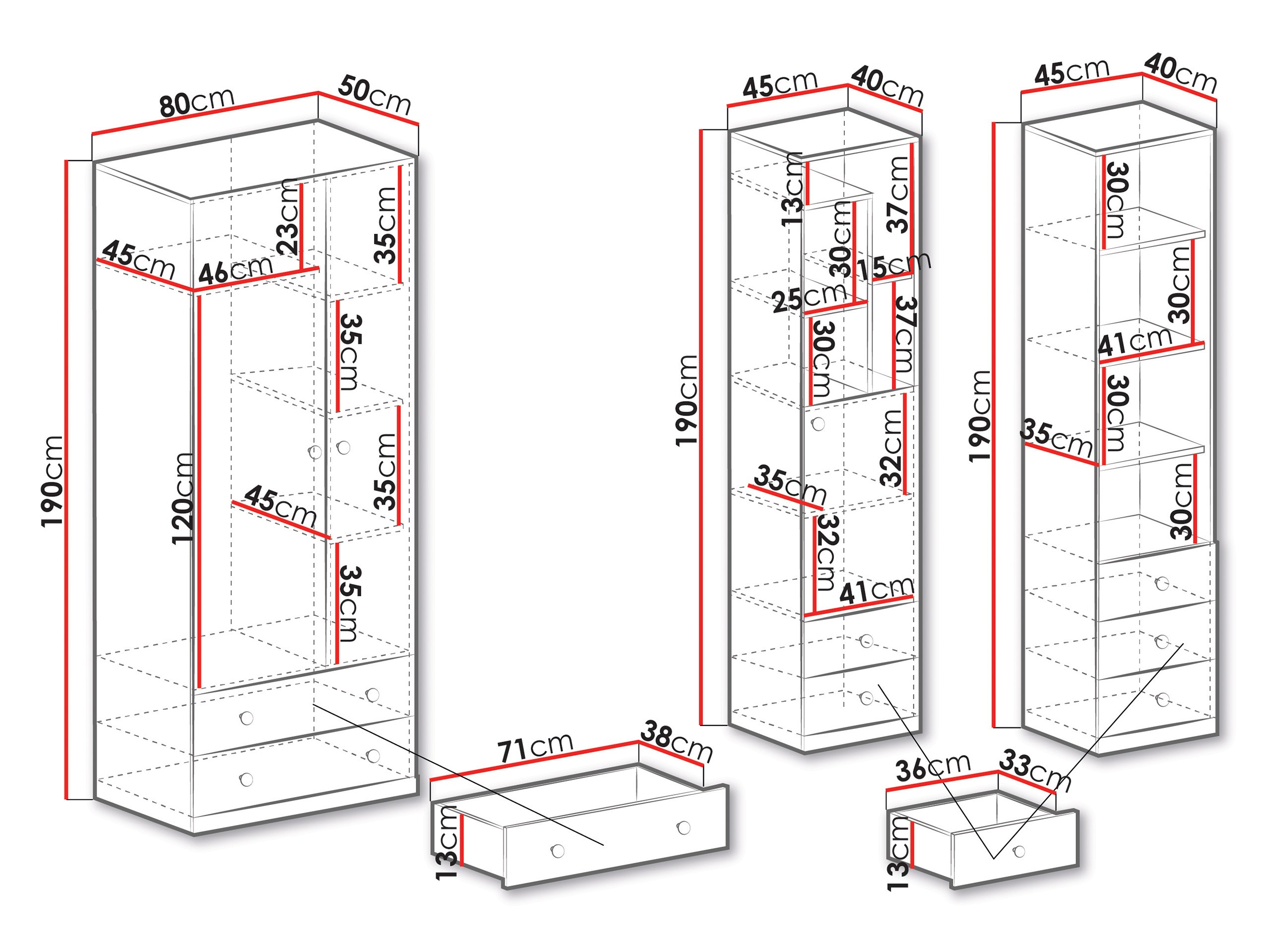 Möbel-Set Tesmonu 120