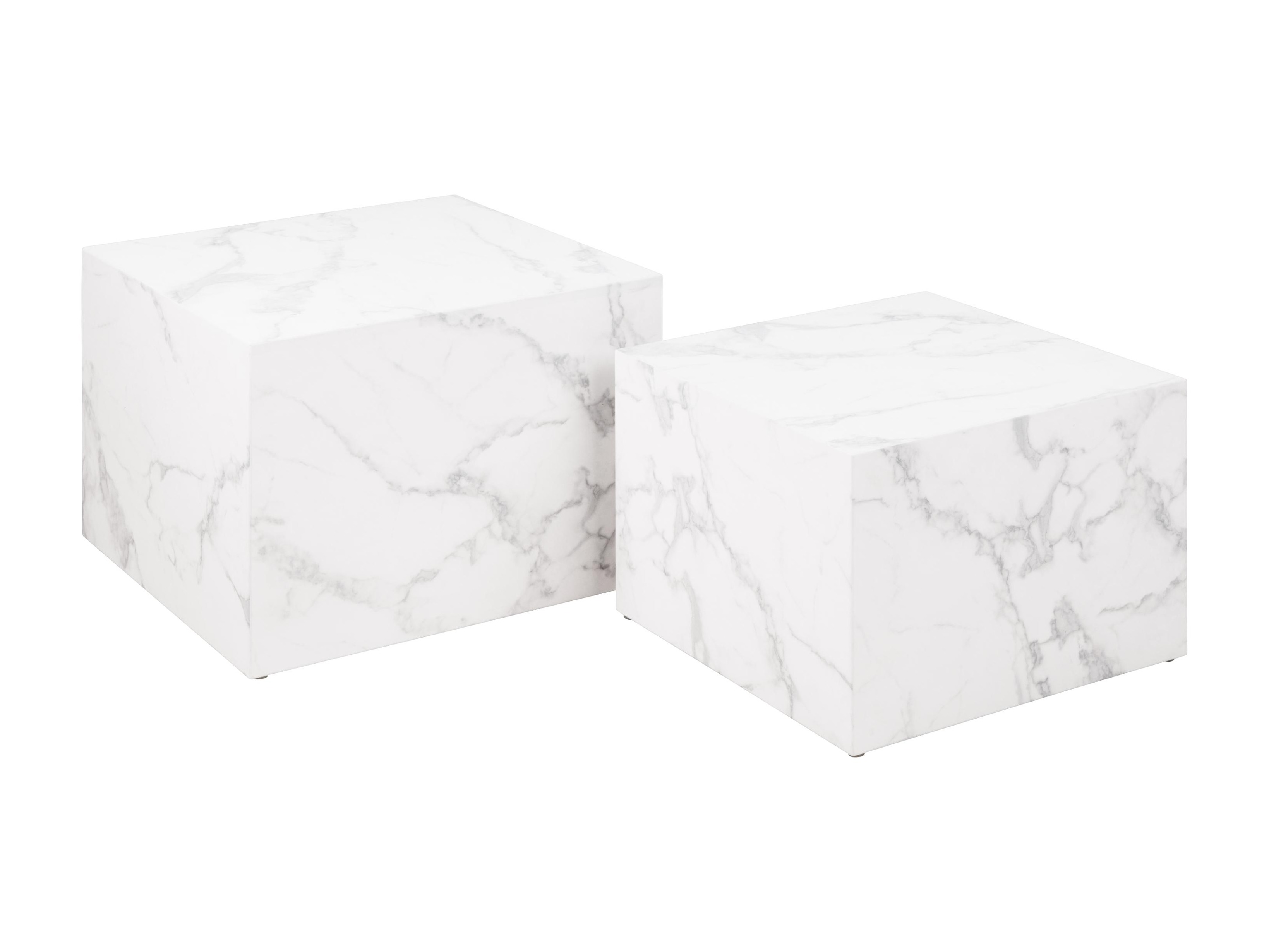 Couchtischset Norsica 603 (Weißer Marmor)