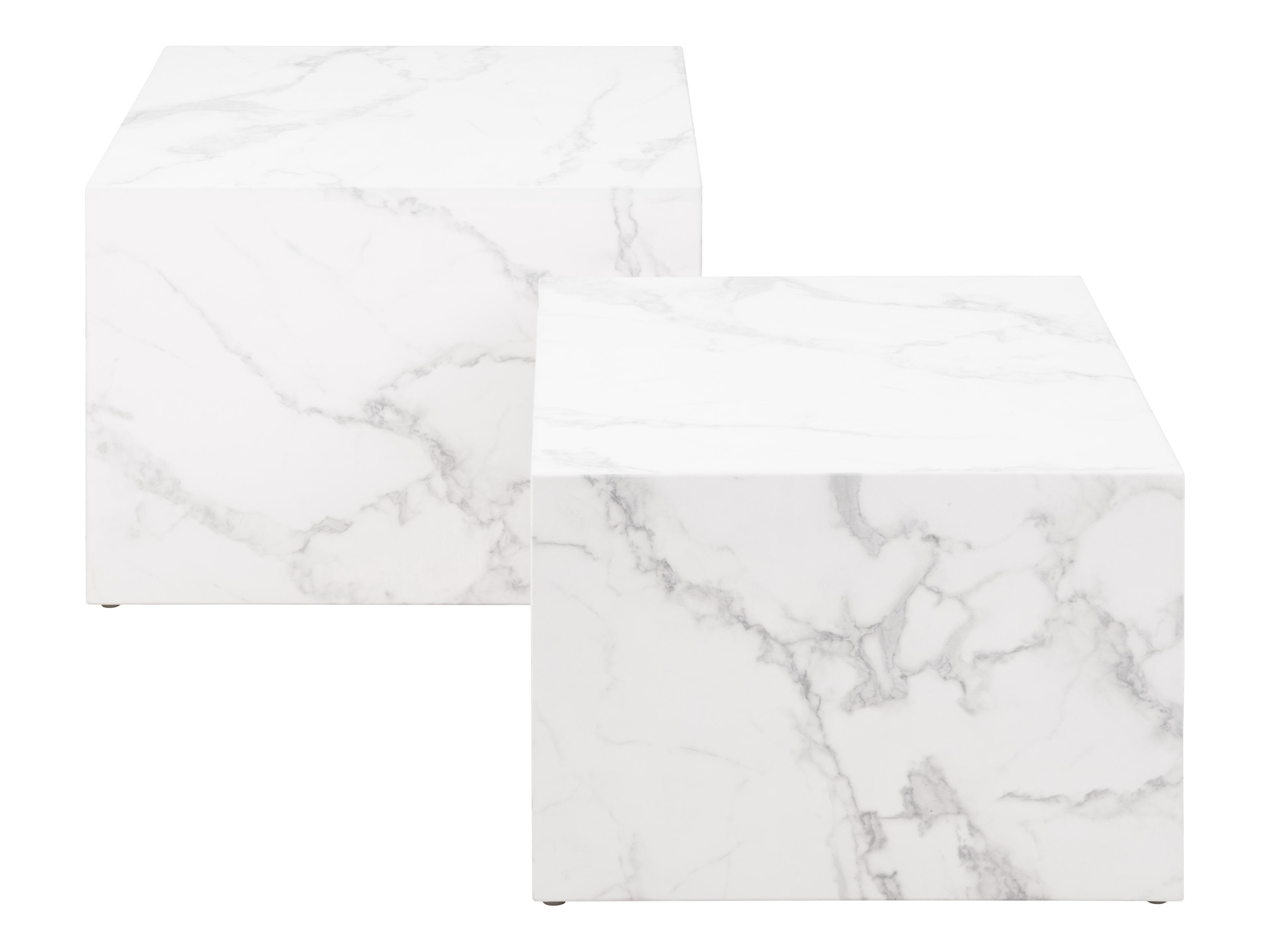 Couchtischset Norsica 603 (Weißer Marmor)