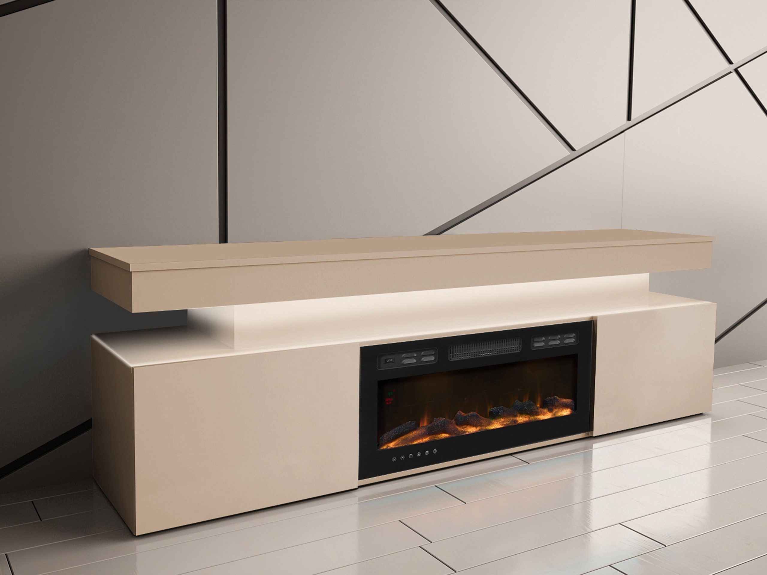 TV-Möbel Monfero 104 (Hellbraun)