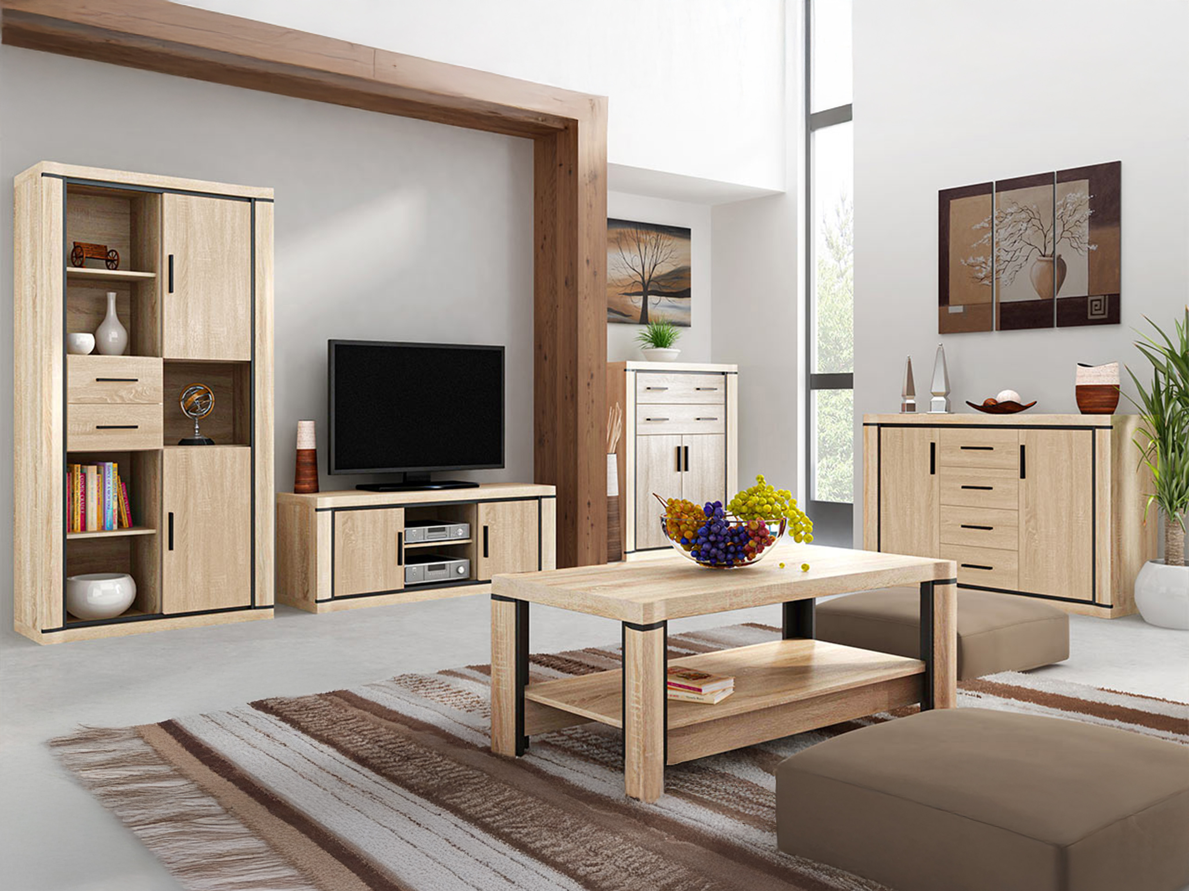 Couchtisch Lorelie 114 (Sonoma Eichenholzoptik)