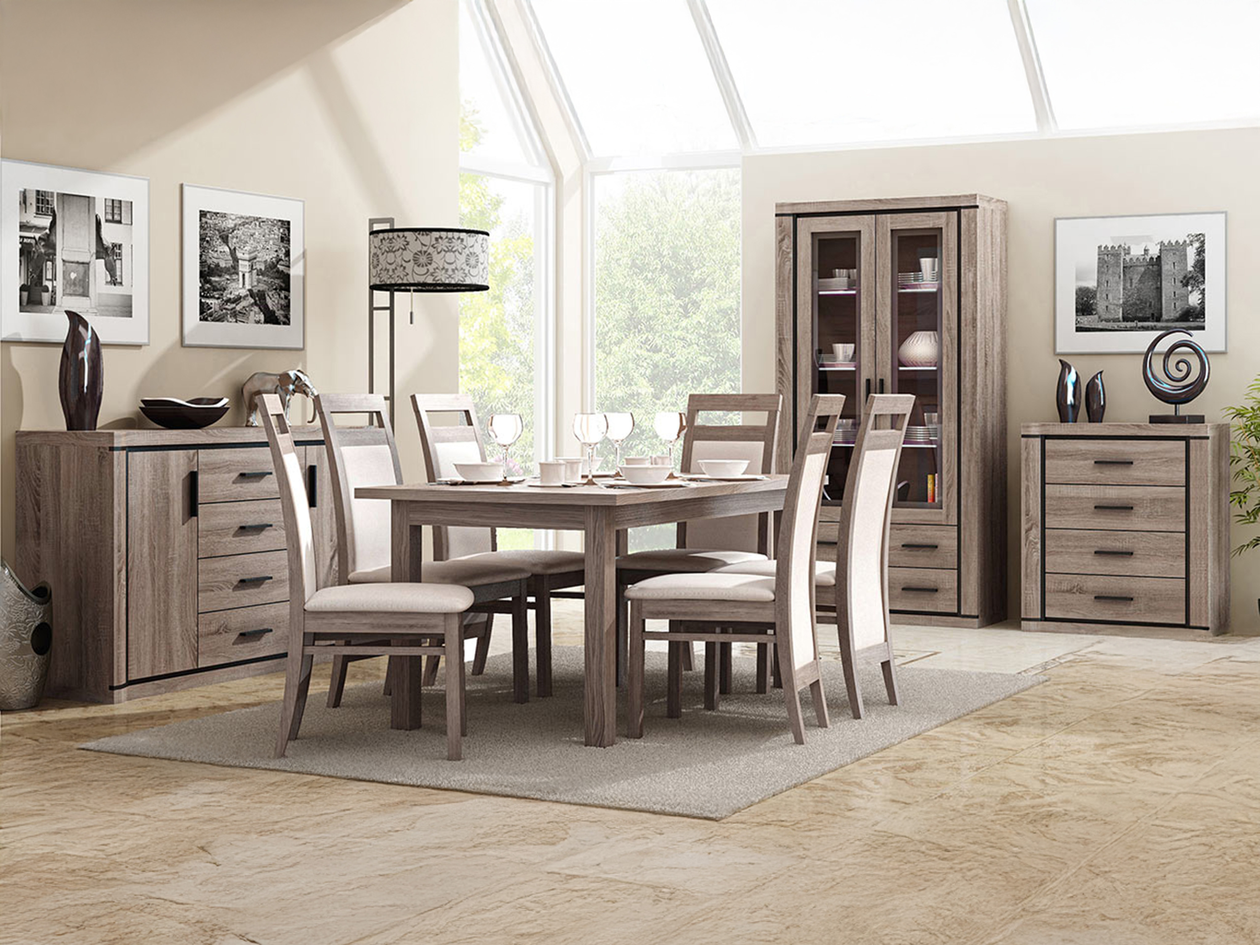 Kommoden Lorelie 103 (Trüffel eichenholzoptik)