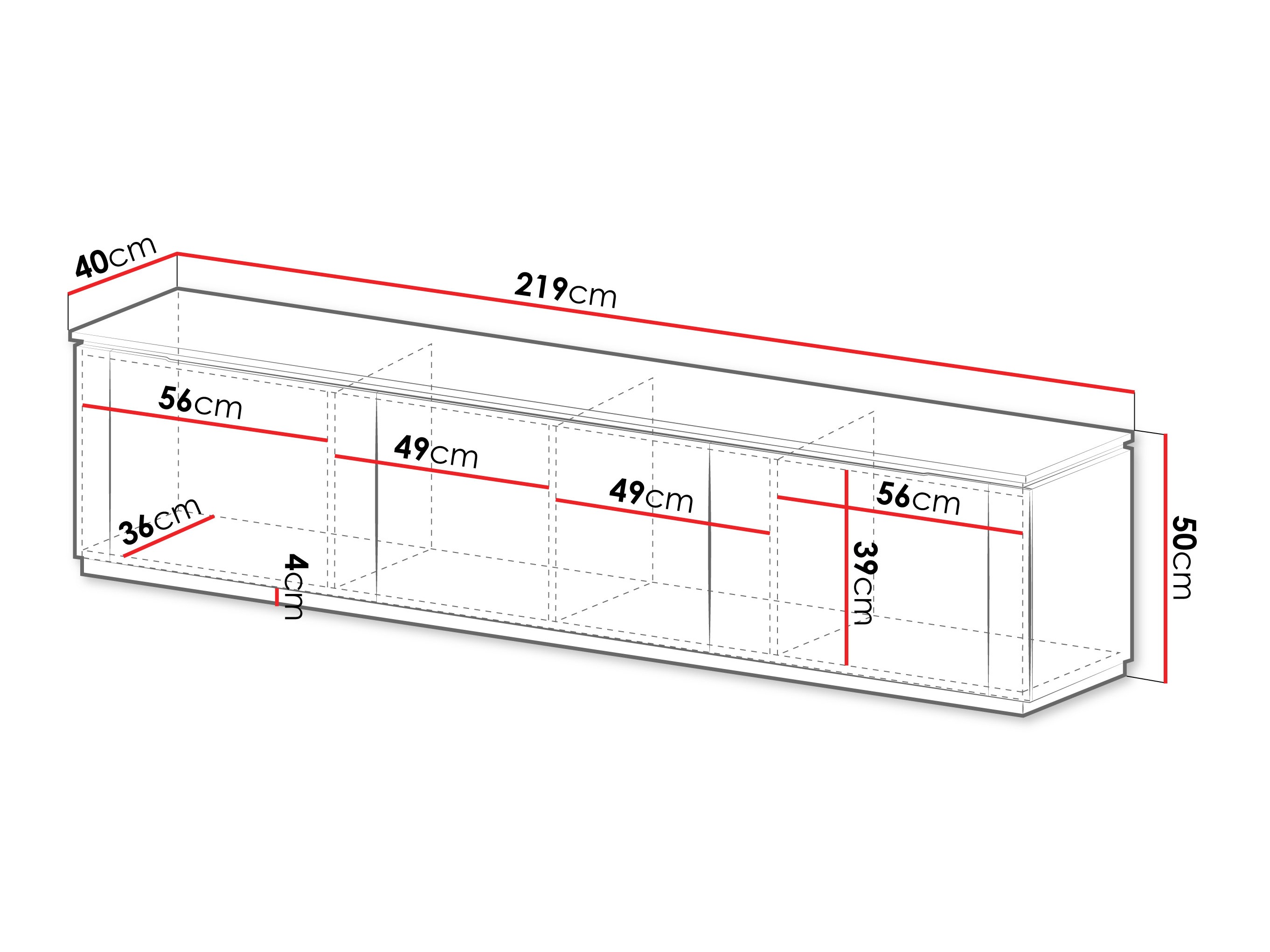 TV-Möbel Comfivo Elivelo 102