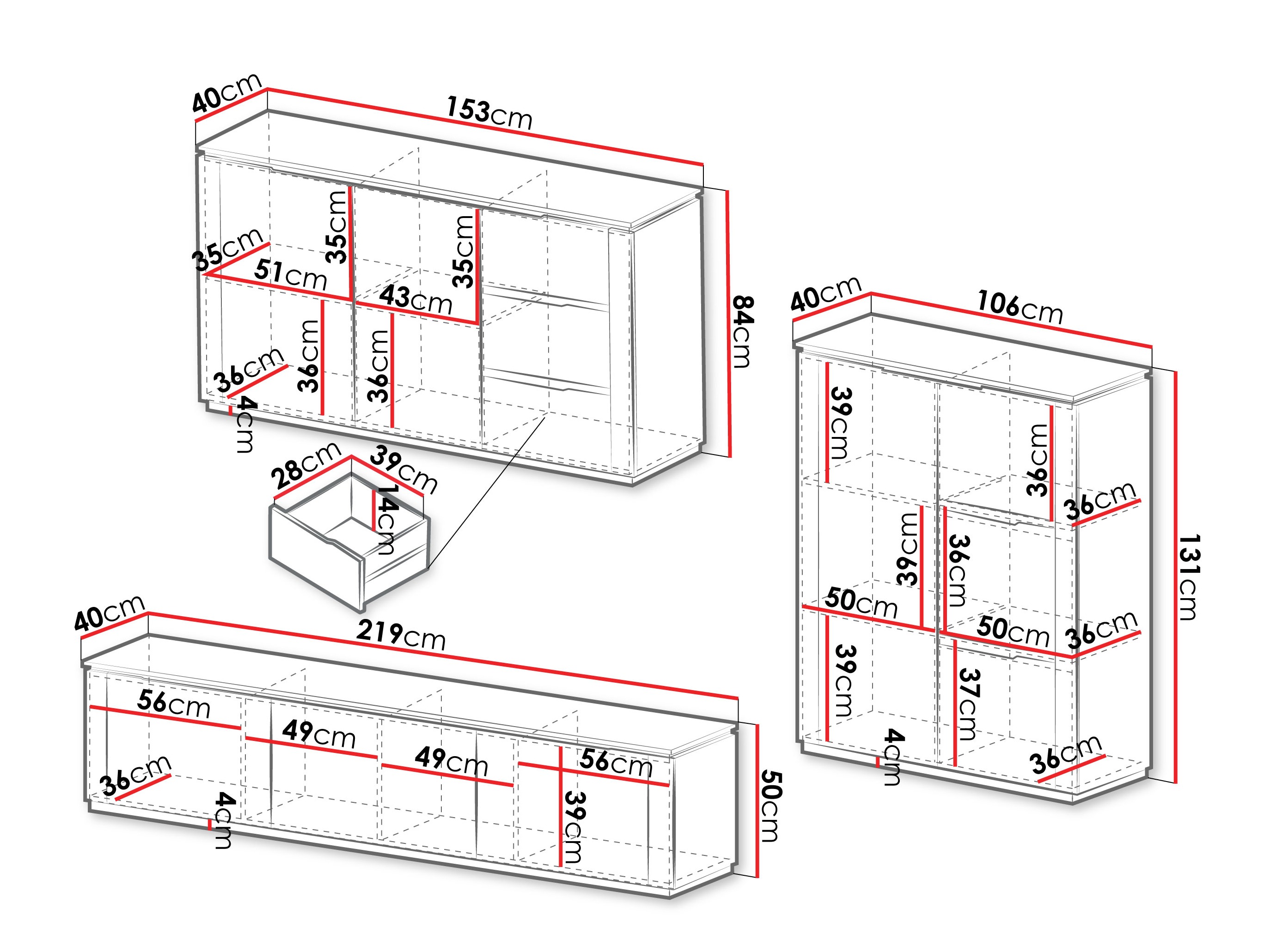 Wohnzimmer-Sets Comfivo Elivelo 104