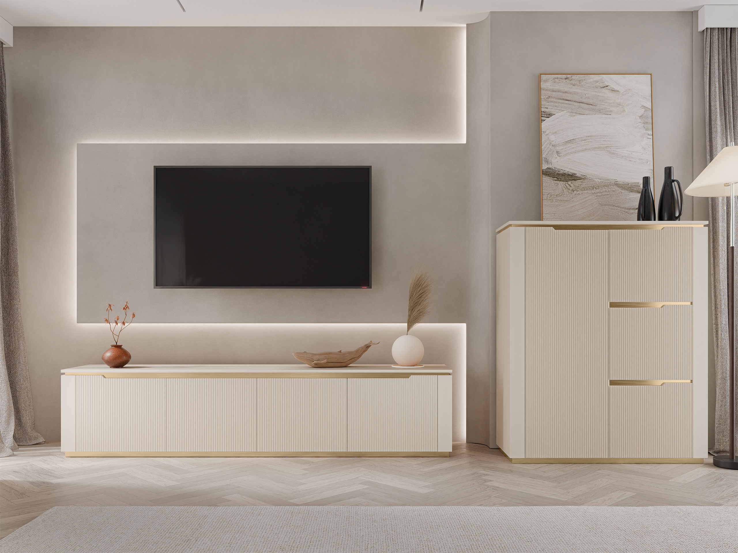 Wohnzimmer-Sets Comfivo Ovitas I