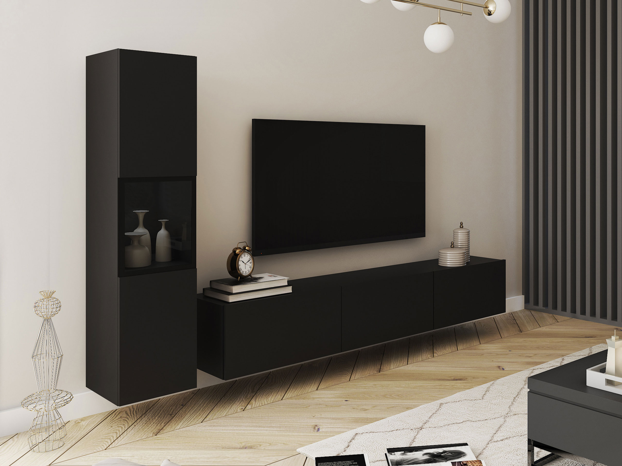 Wohnzimmer-Sets Sarasota 192 (Graphit)