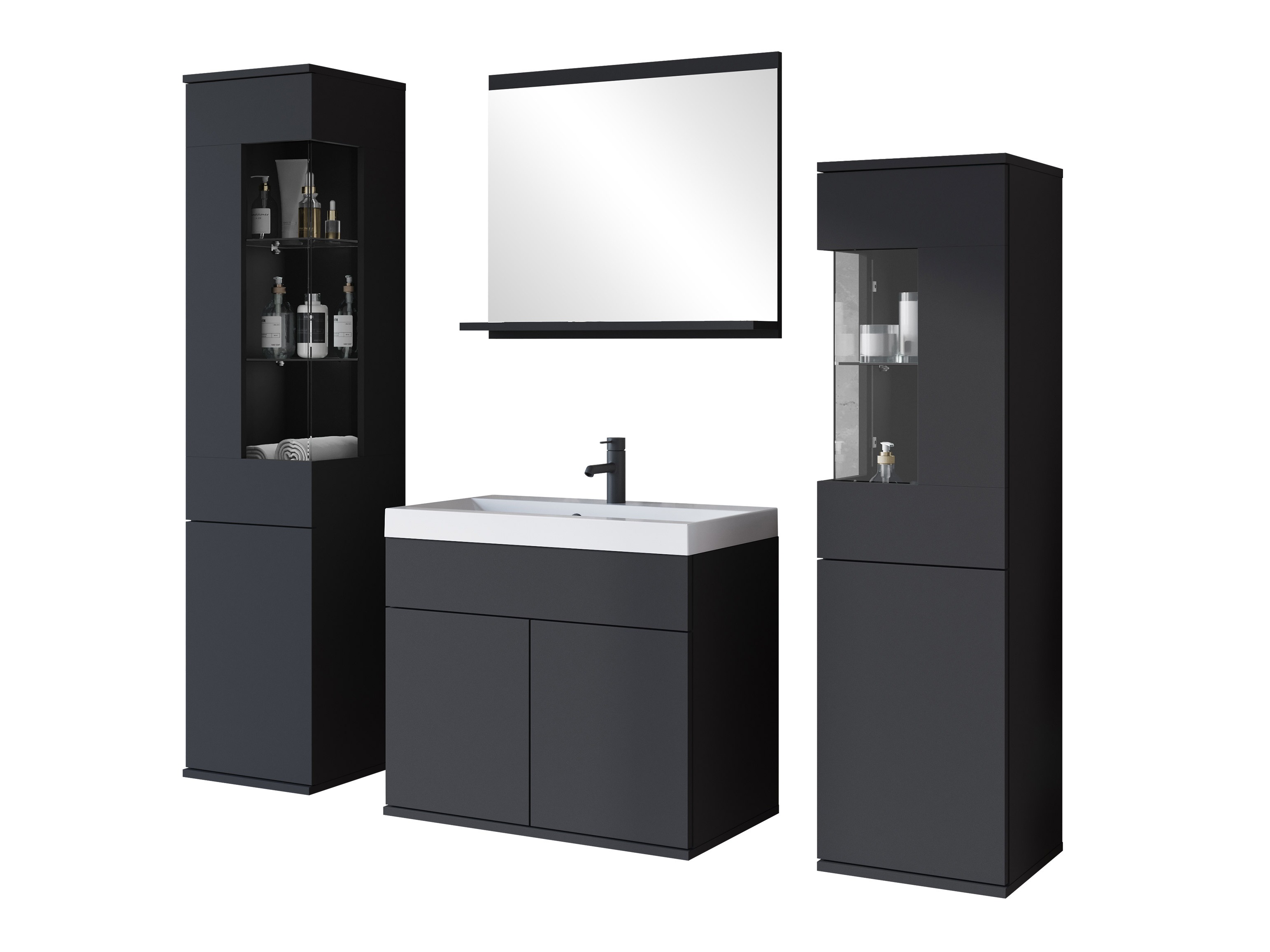 Badezimmer-Set Sarasota 194 (Graphit)