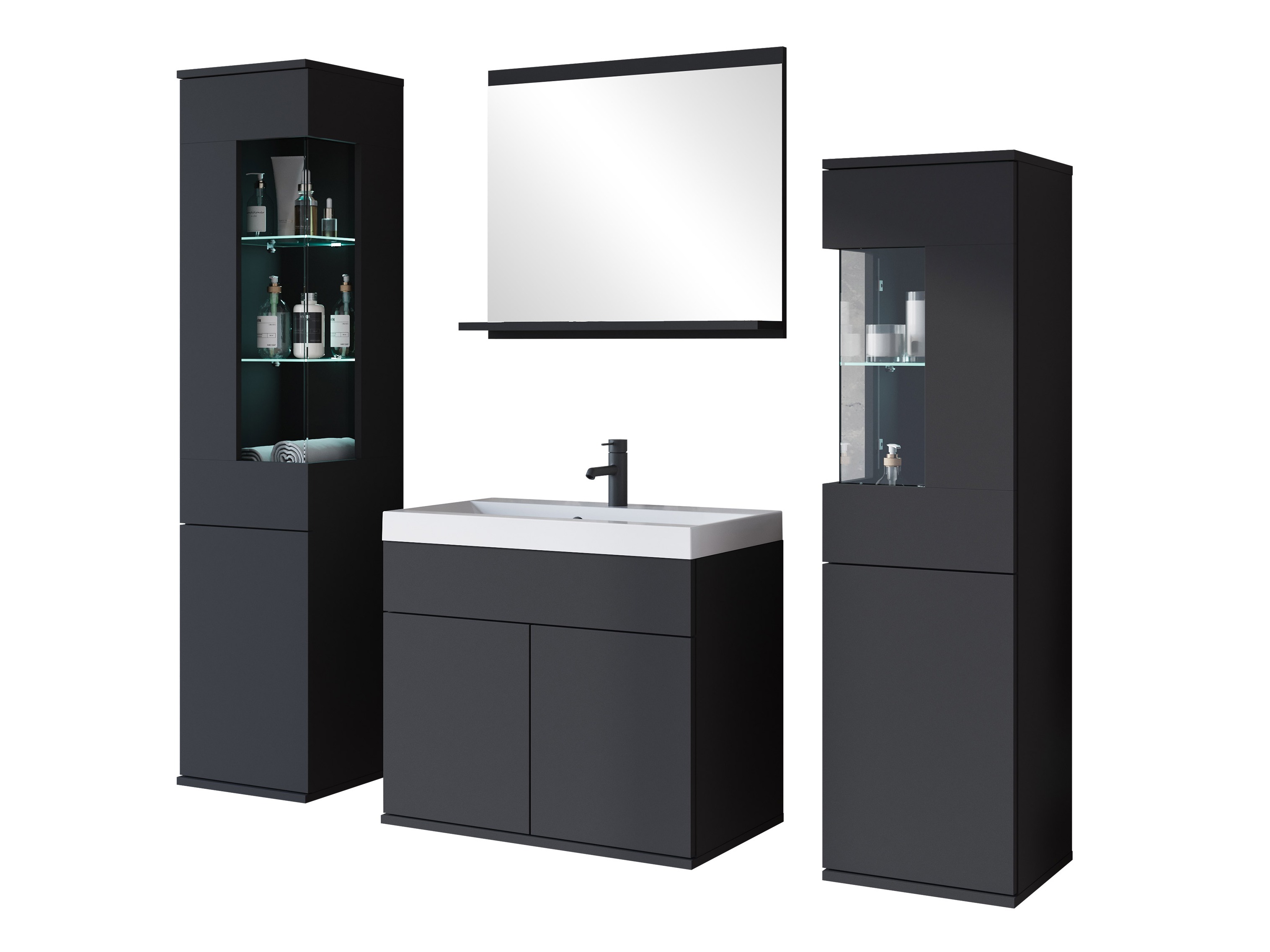Badezimmer-Set Sarasota 194 (Graphit)