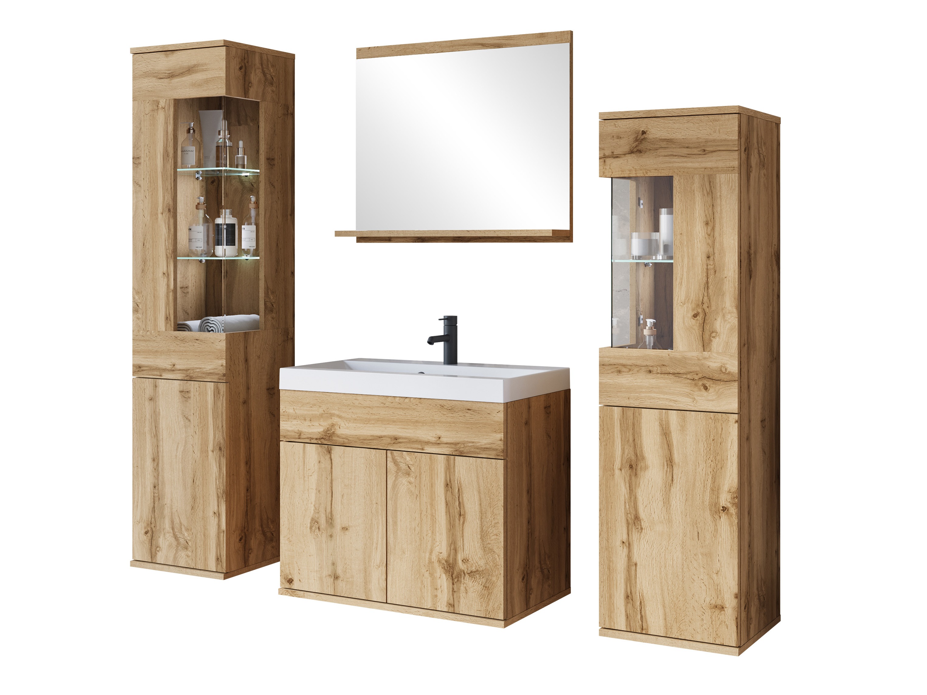 Badezimmer-Set Sarasota 194 (Wotan Eiche)