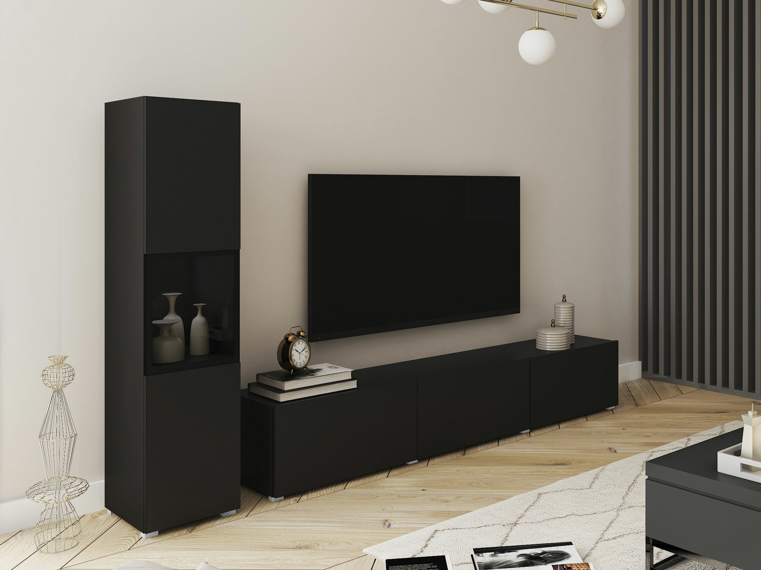 Wohnzimmer-Sets Sarasota 192 (Graphit)