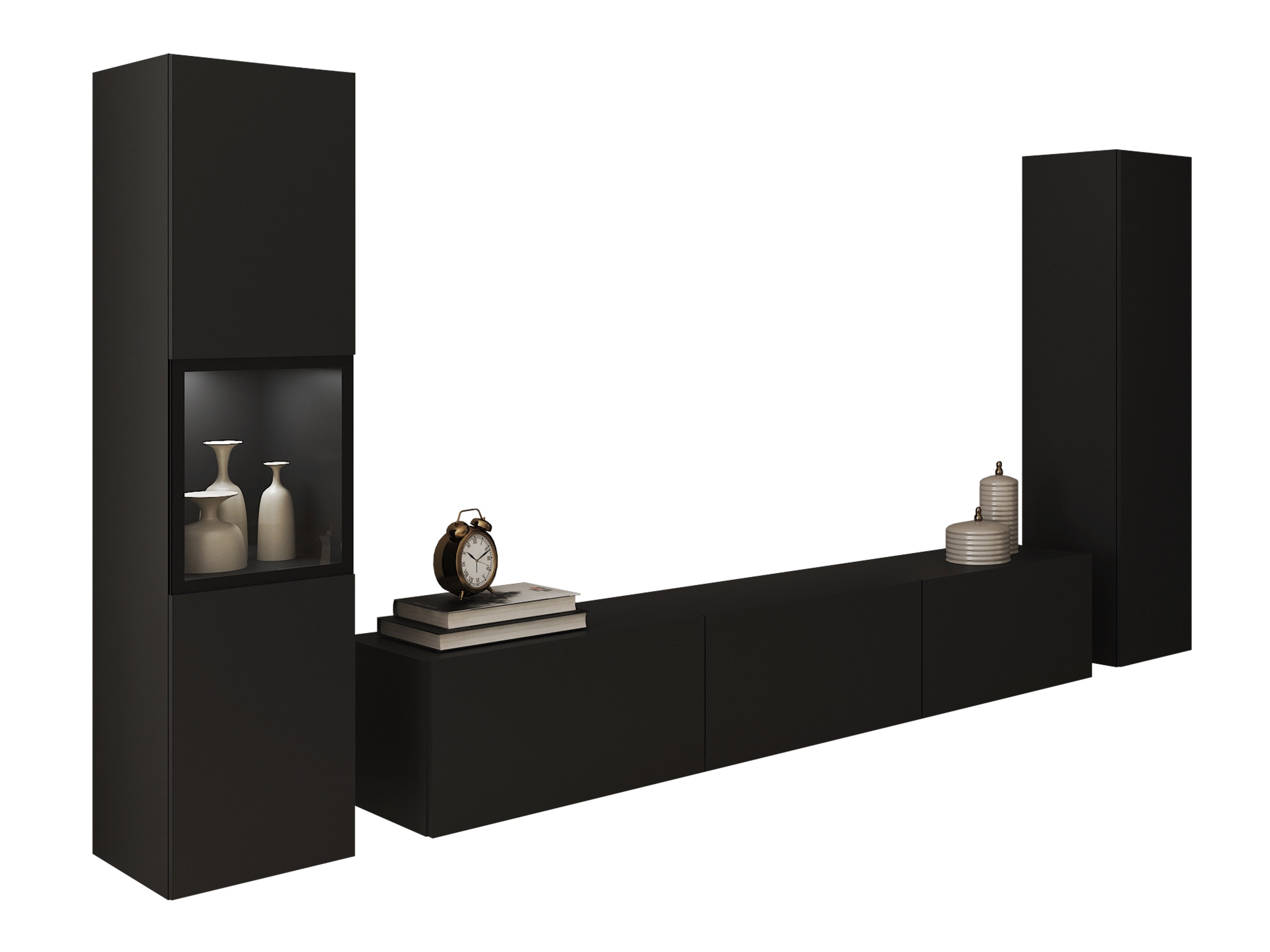 Wohnzimmer-Sets Sarasota 193 (Graphit)