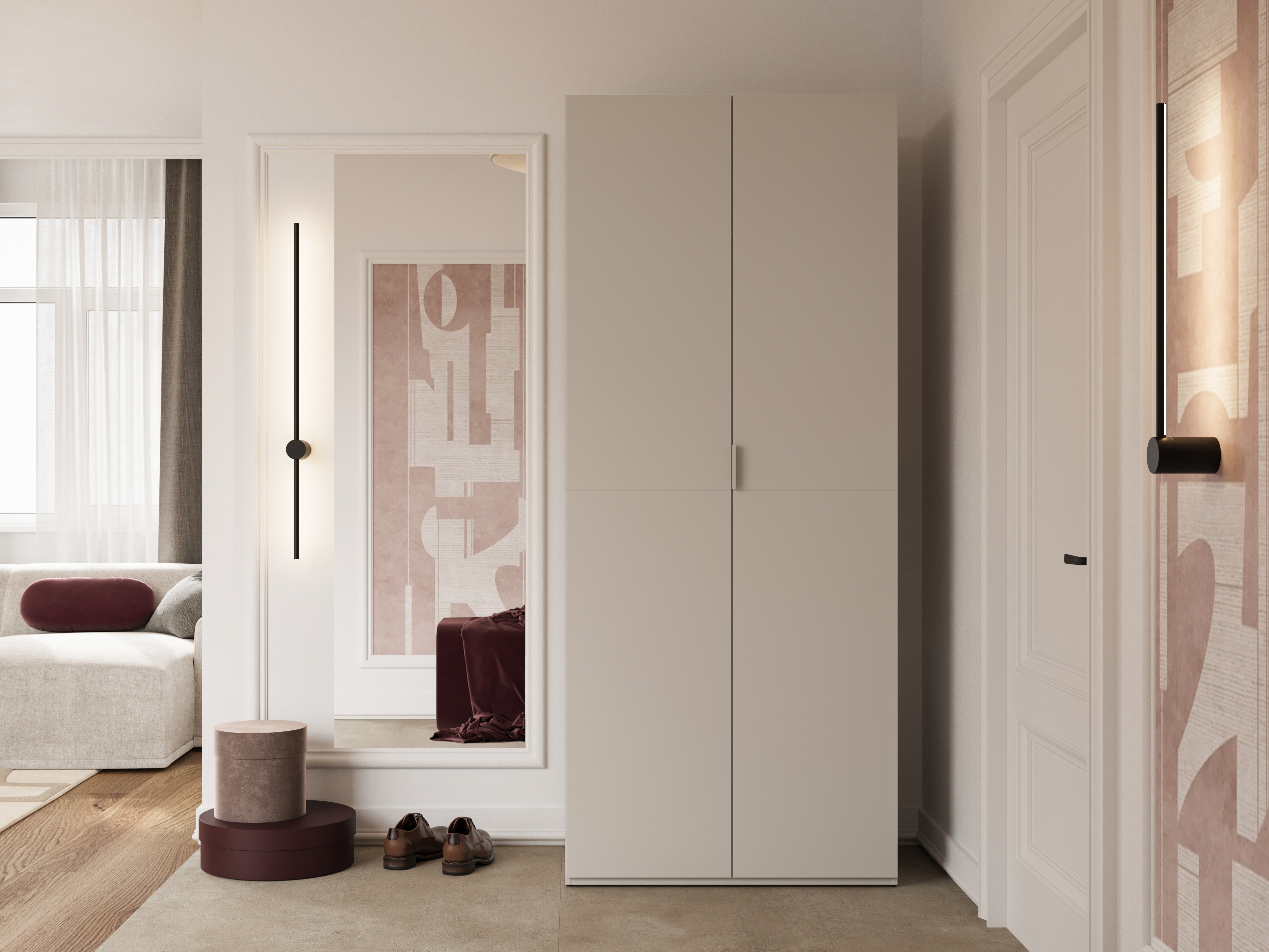 Kleiderschrank Austin 387 (Kaschmir)