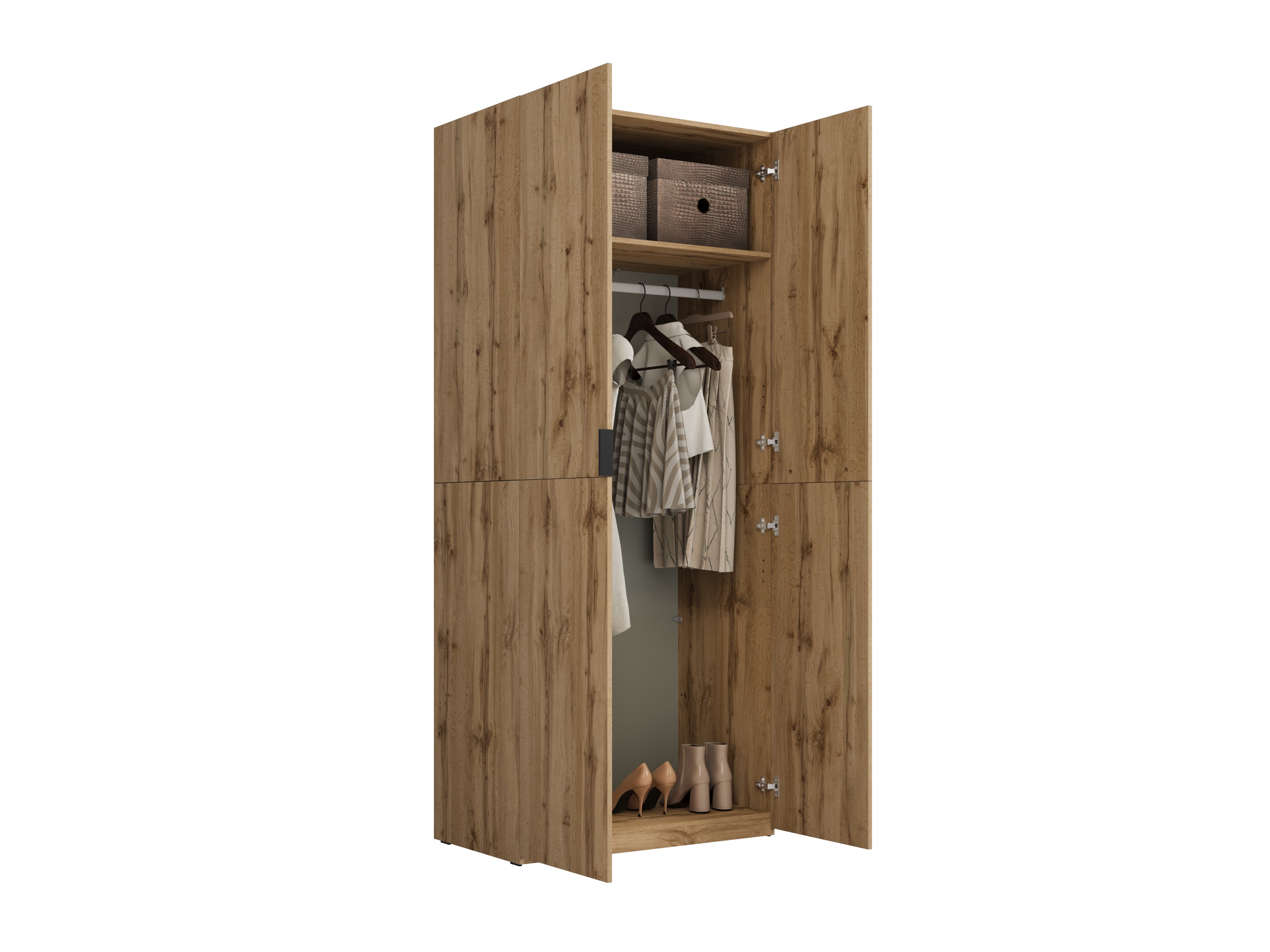 Kleiderschrank Austin 387 (Wotan Eiche)