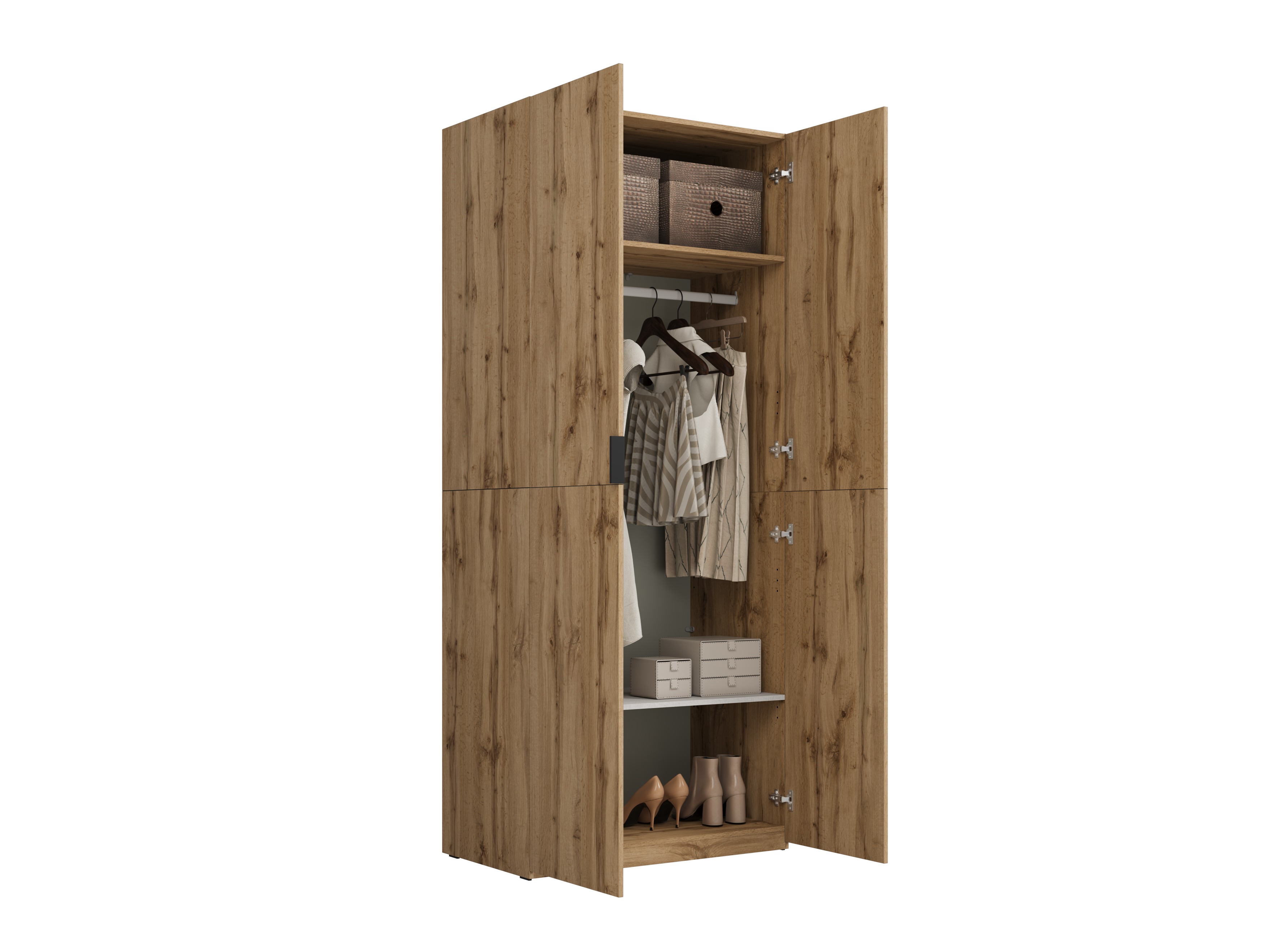 Kleiderschrank Austin 387 (Wotan Eiche)