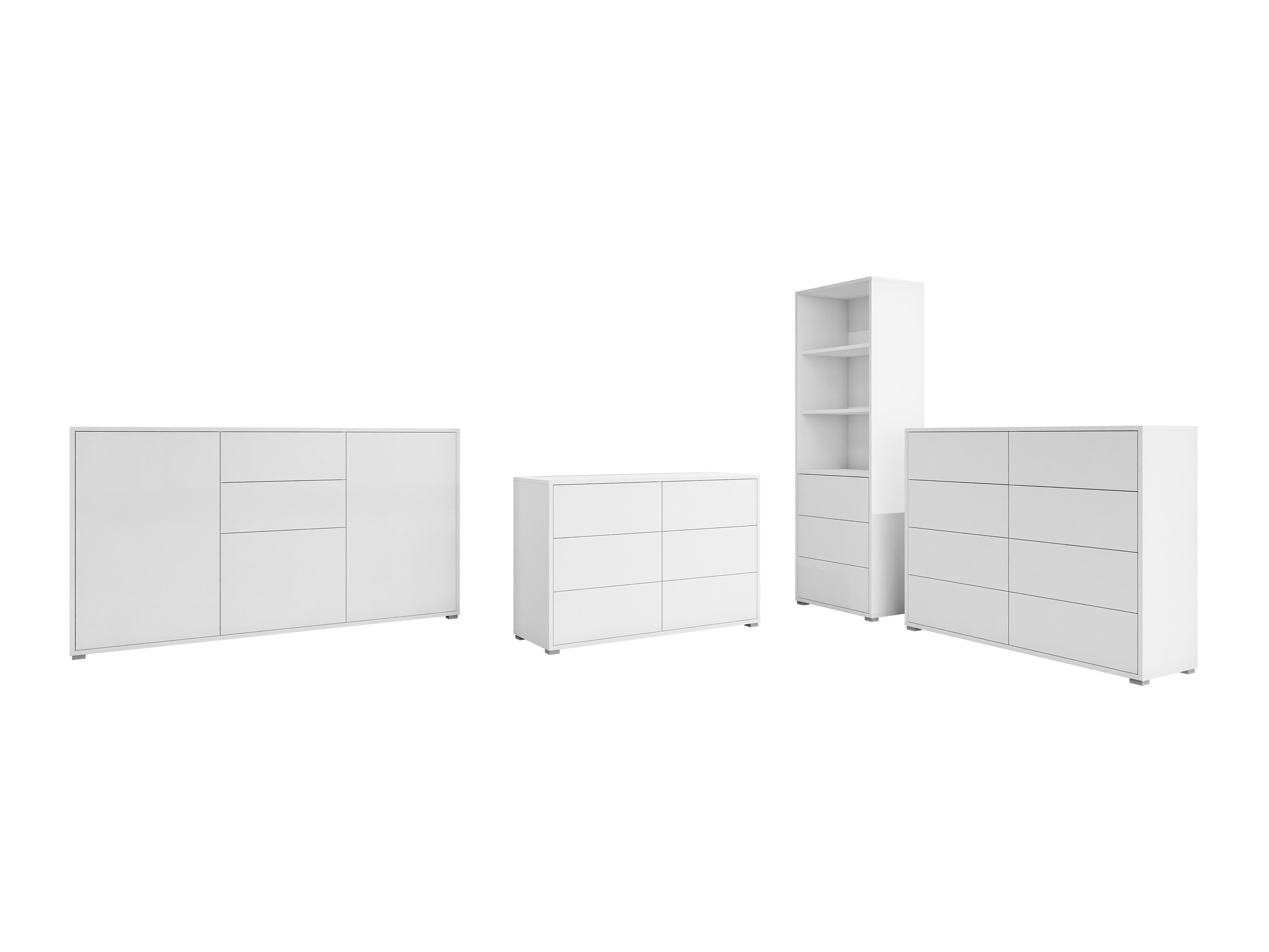 Wohnzimmer-Sets Comfivo Fersoe 108 (Weiß)