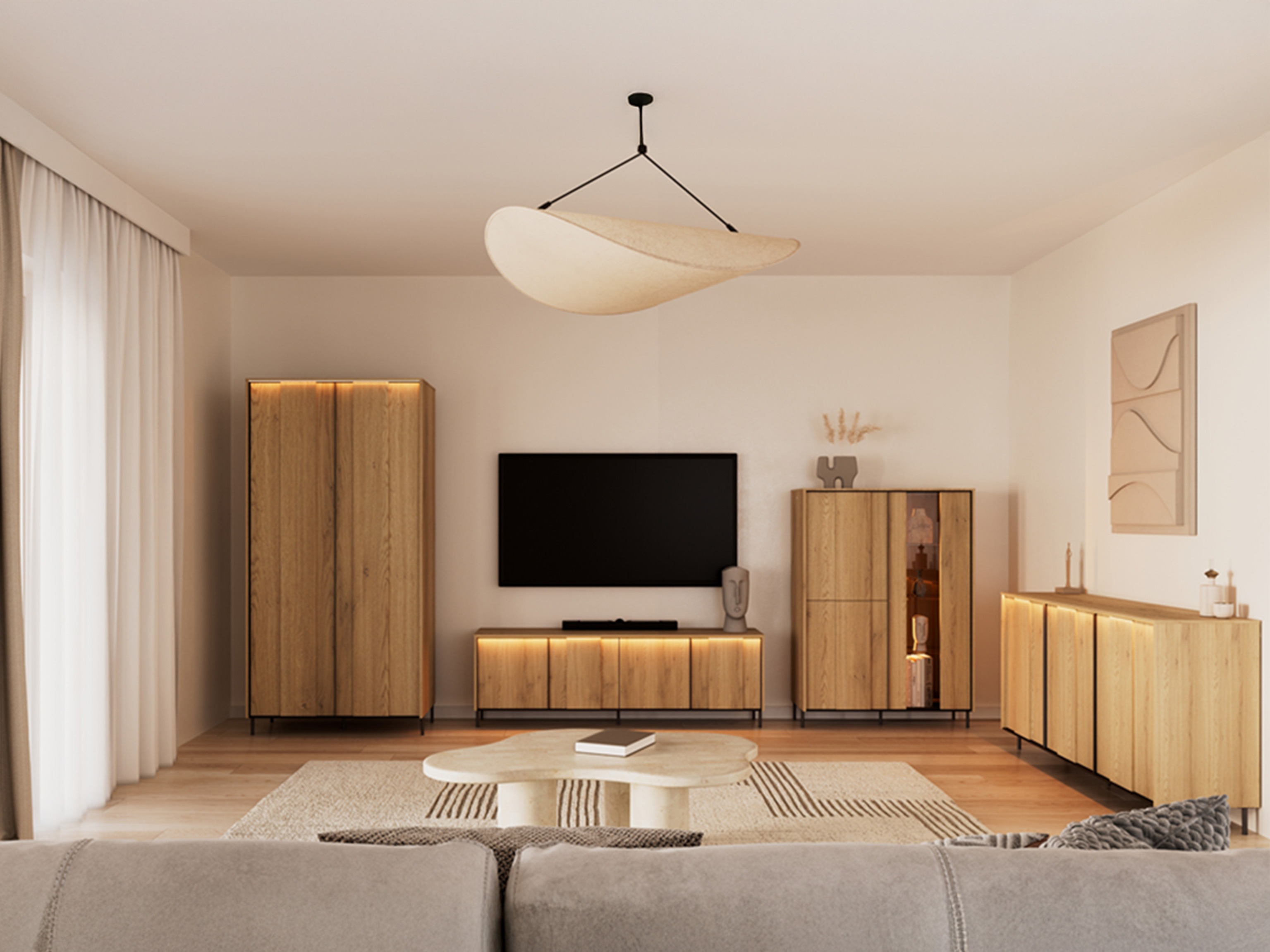 Wohnzimmer-Sets Melveni 105