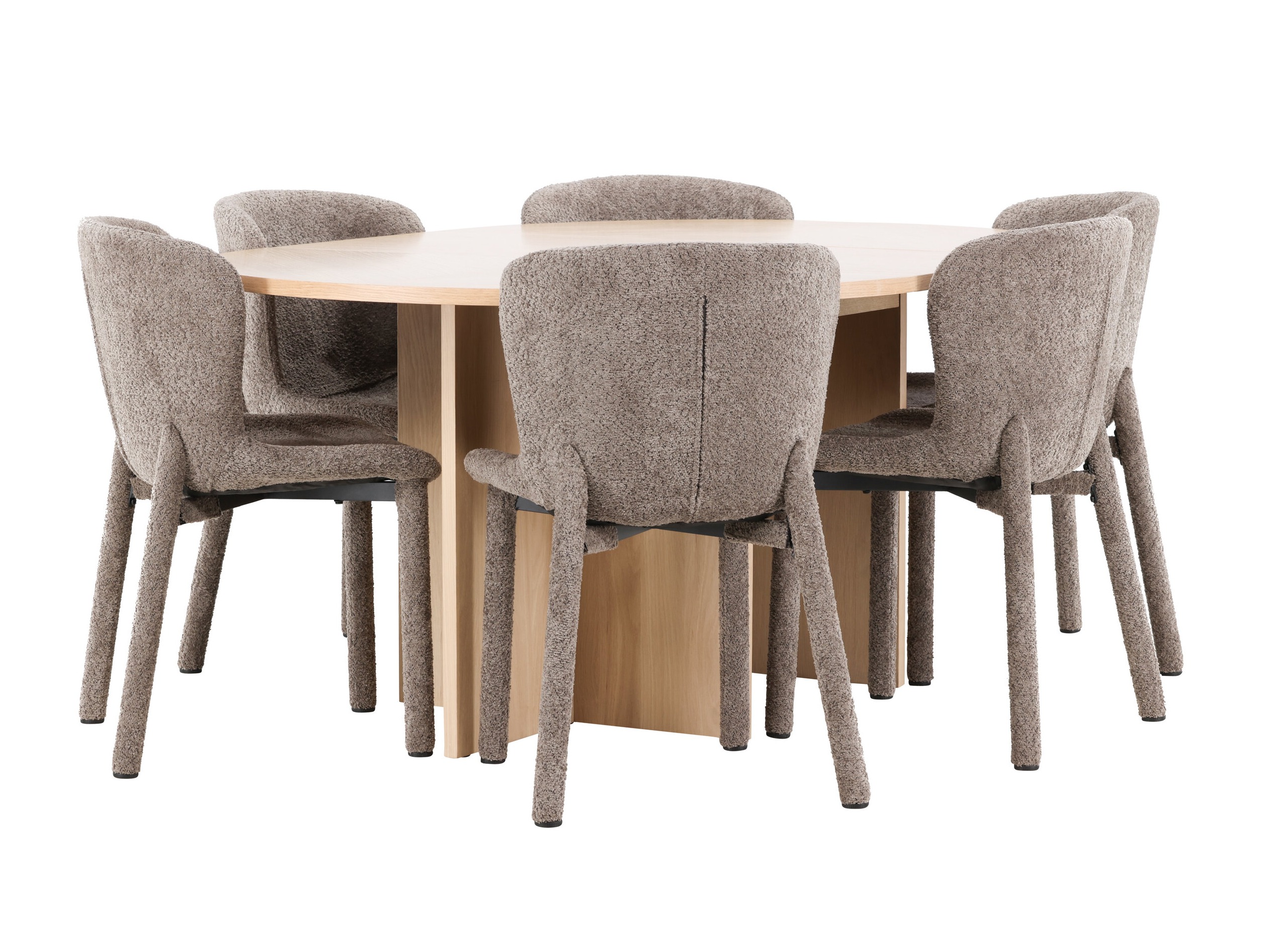 Essgruppe Dallas 4989 (Eichenholzoptik)