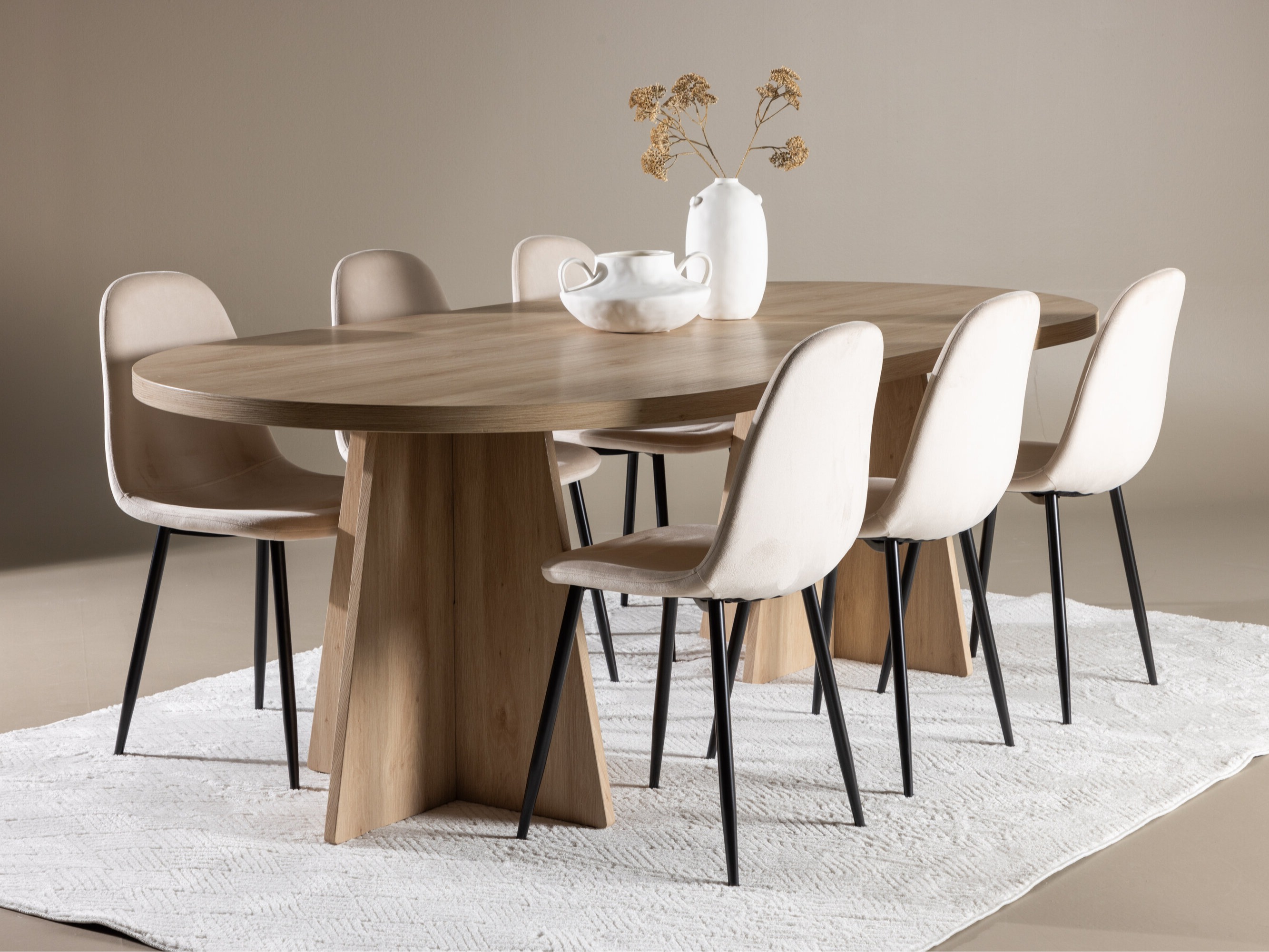 Essgruppe Dallas 4998 (Beige)