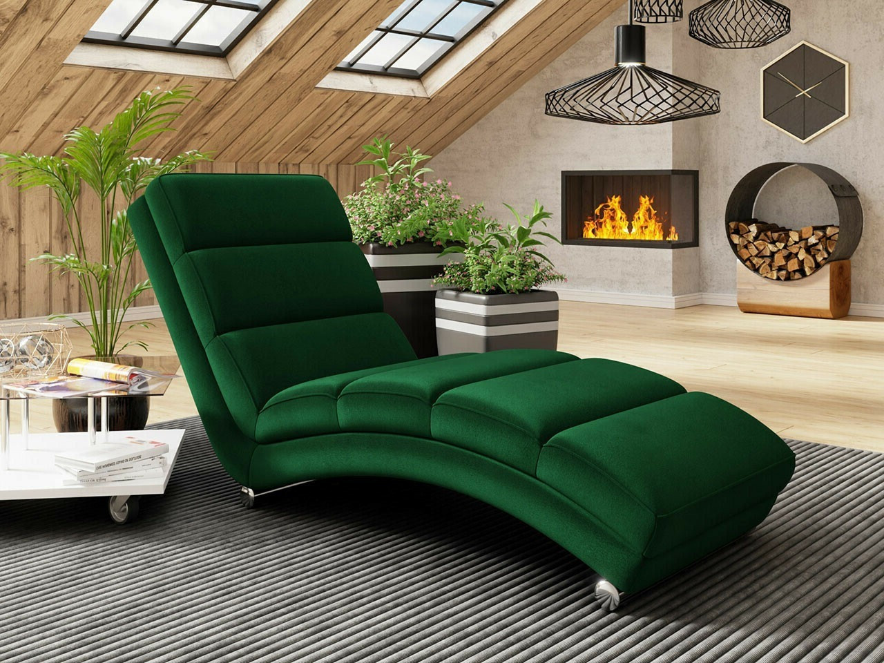 Chaiselongue Comfivo 109 (Venus Velvet 2941)