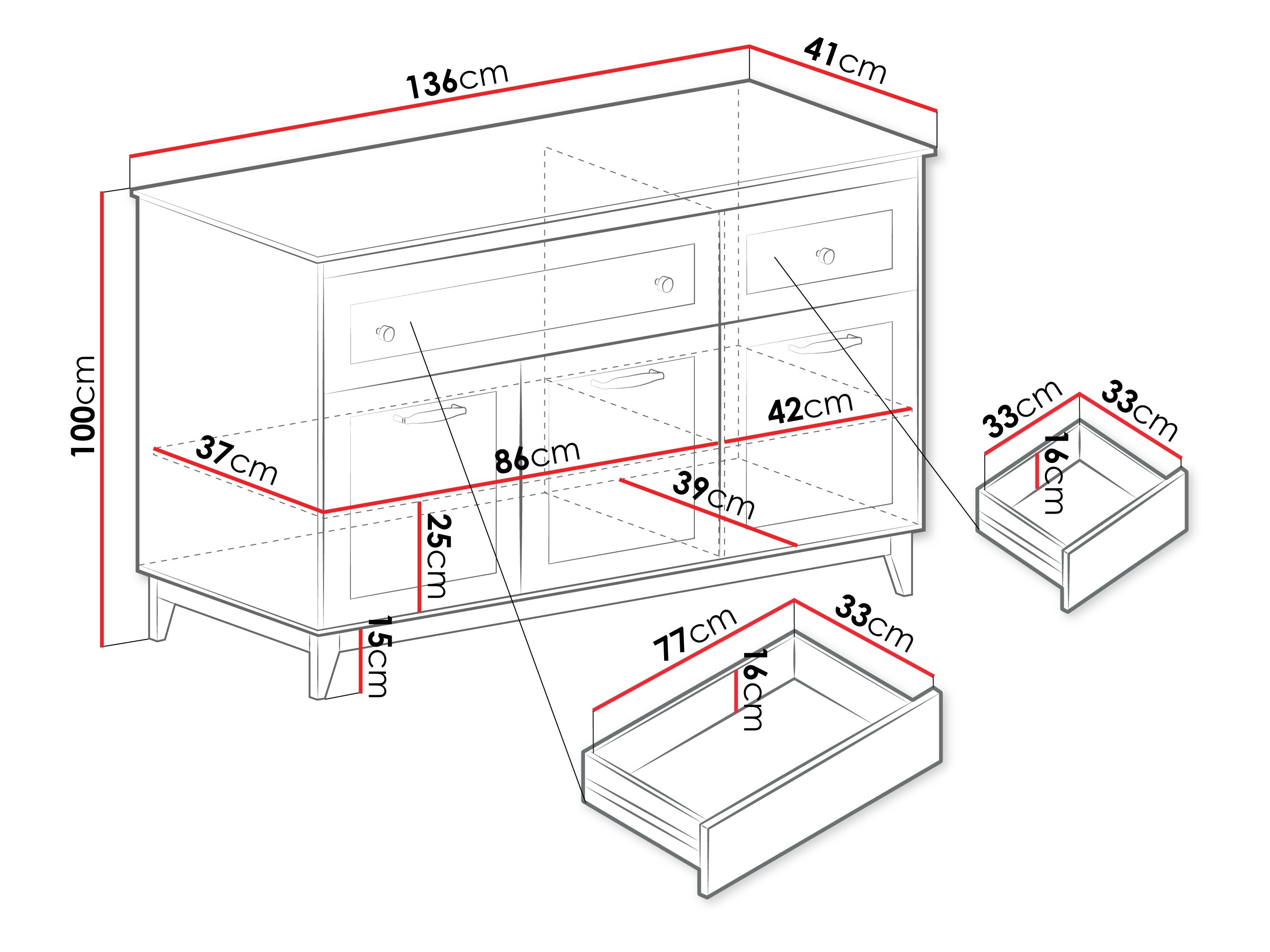 Kommoden Sonfera 100
