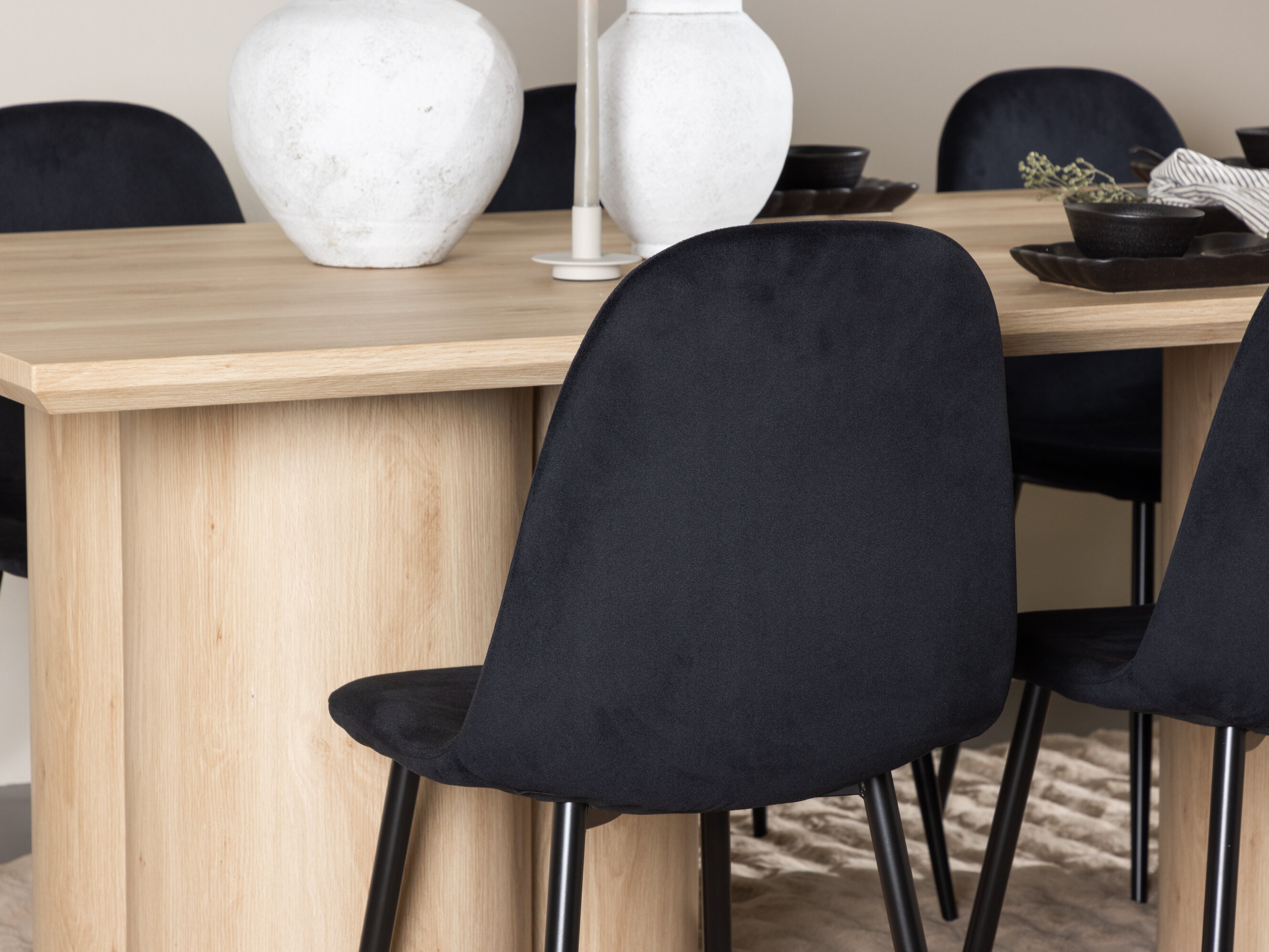 Essgruppe Dallas 5018 (Schwarz)