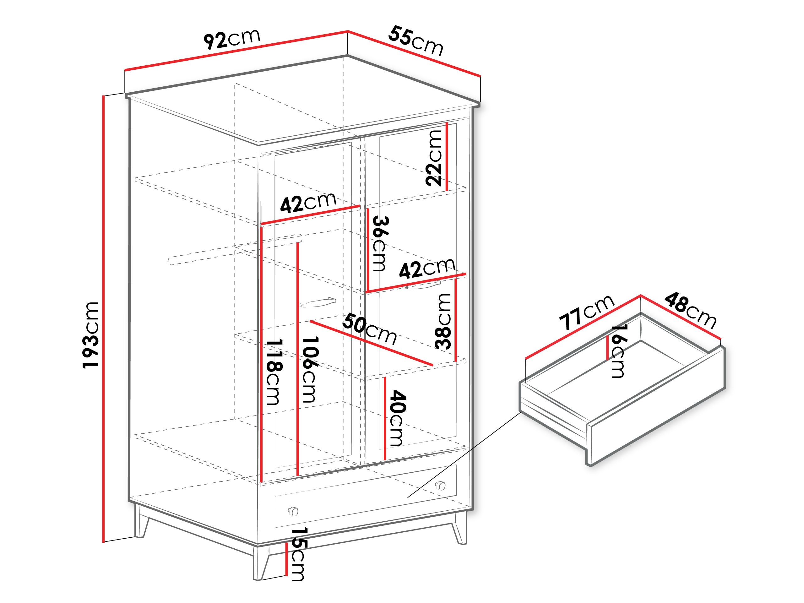 Kleiderschrank Sonfera 109