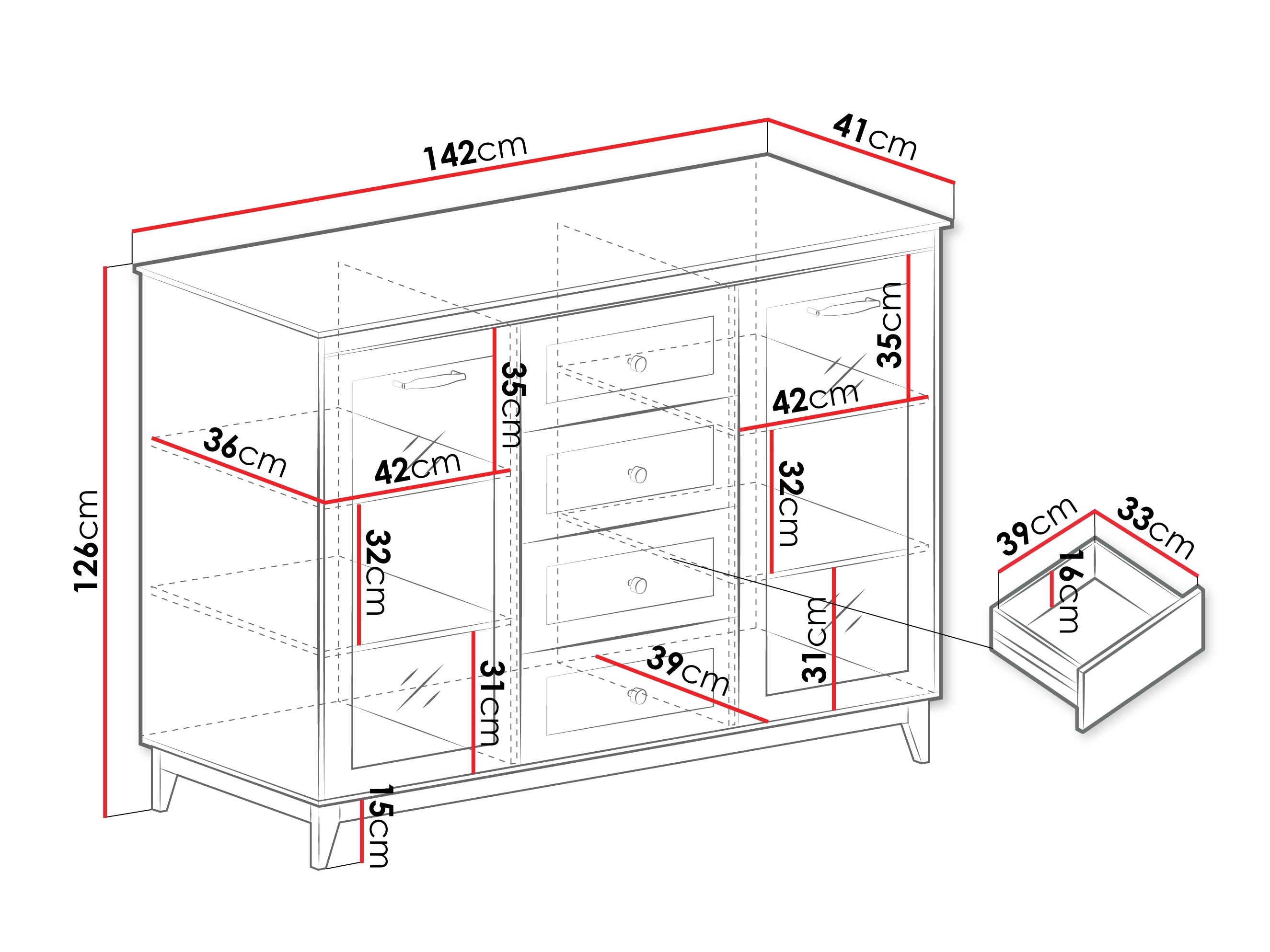 Kommoden Sonfera 106