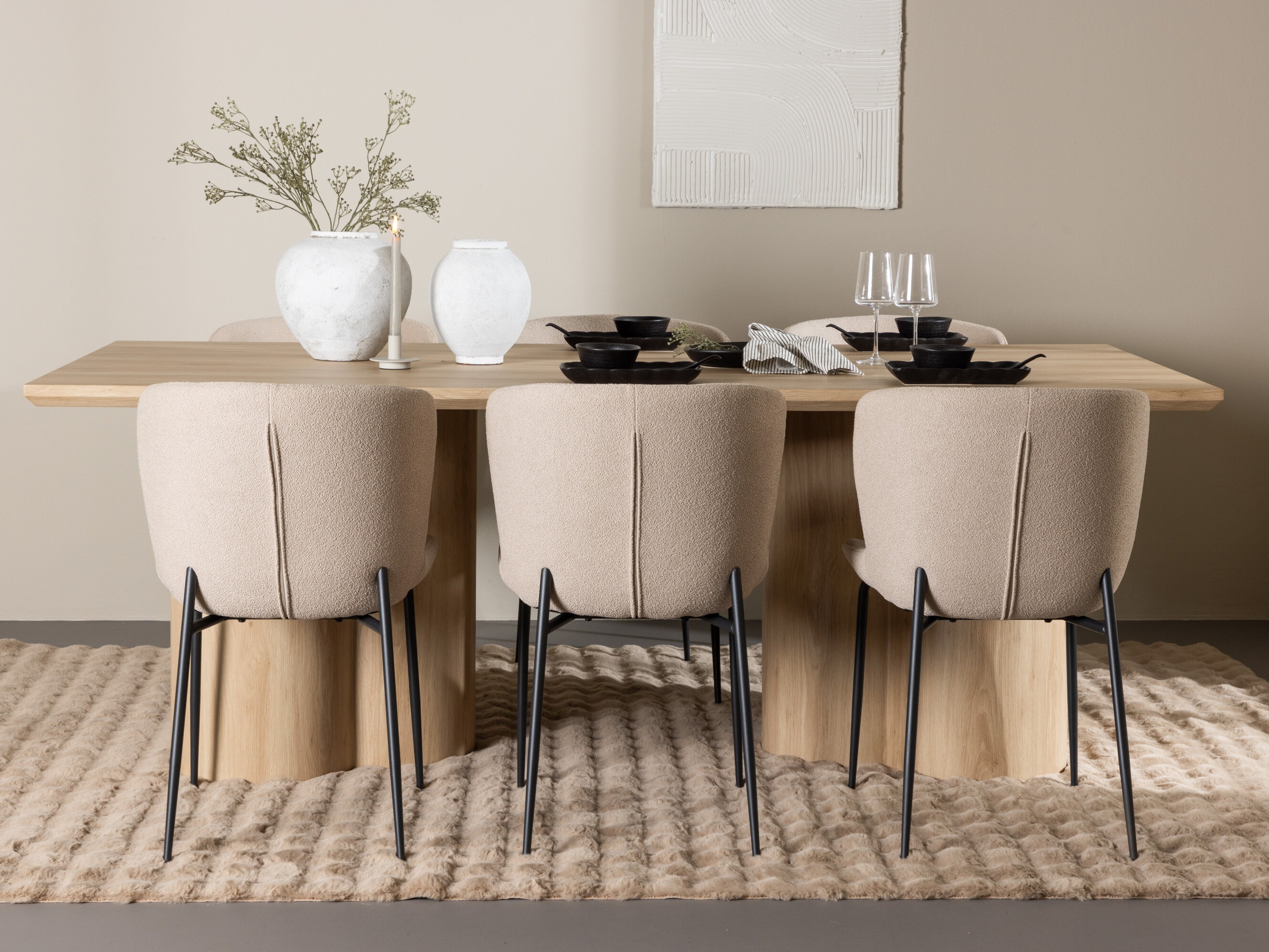Essgruppe Dallas 5021 (Beige)