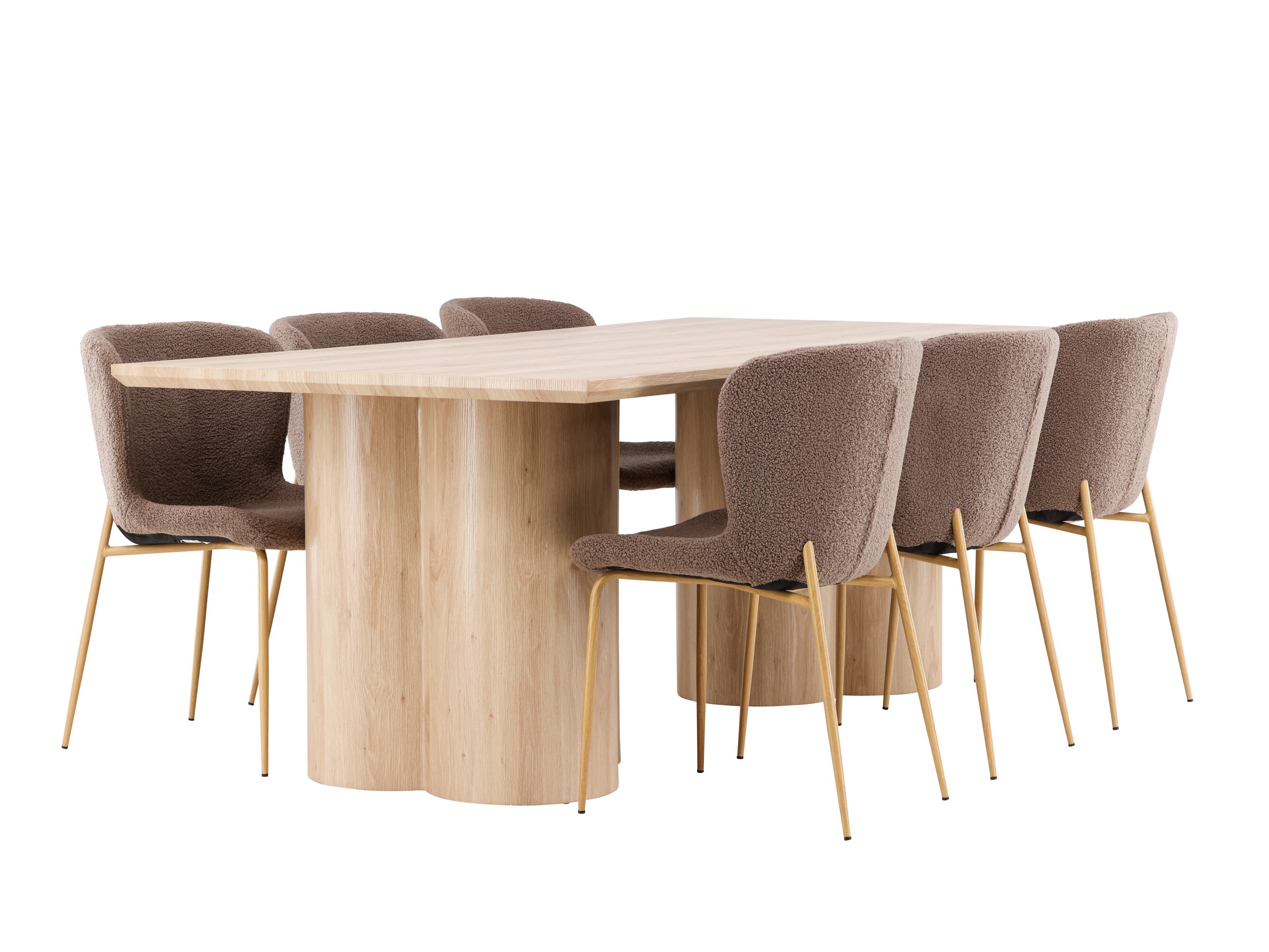 Essgruppe Dallas 5021 (Braun)