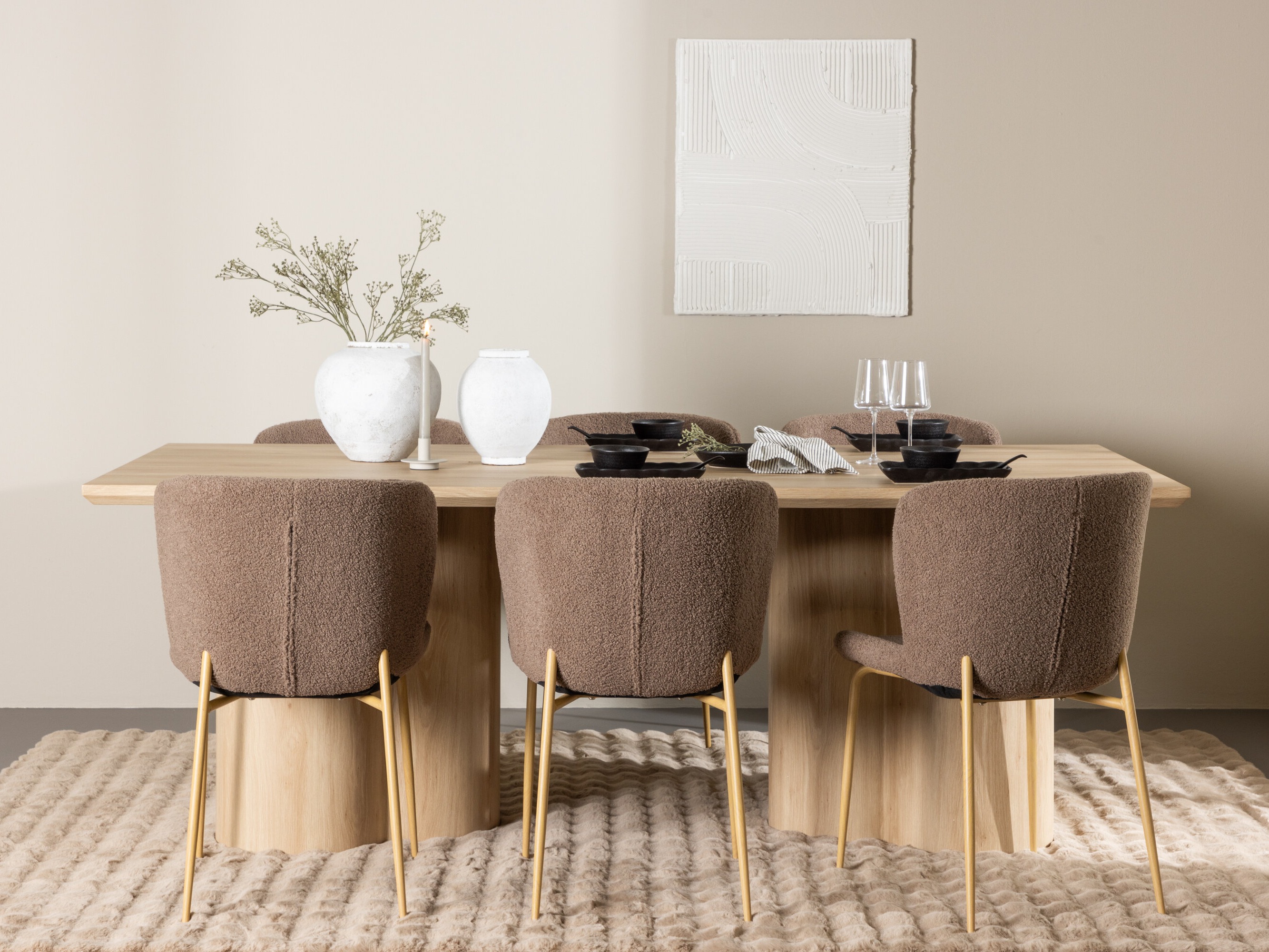 Essgruppe Dallas 5021 (Braun)