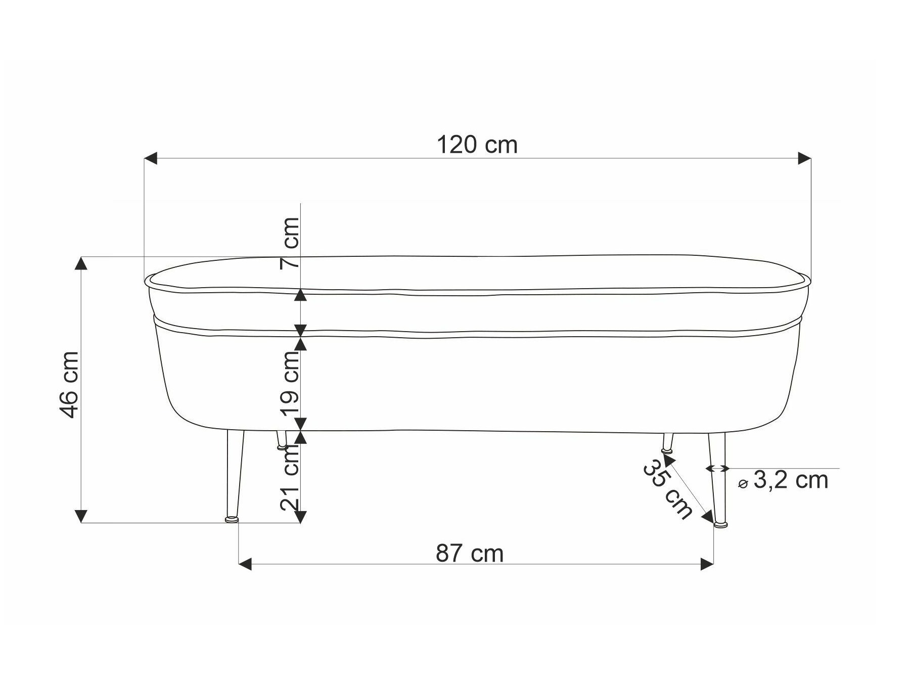 Polsterbank Houston 1446