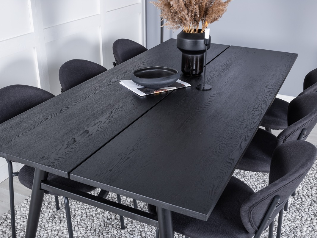 Essgruppe Dallas 5025 (Schwarz)