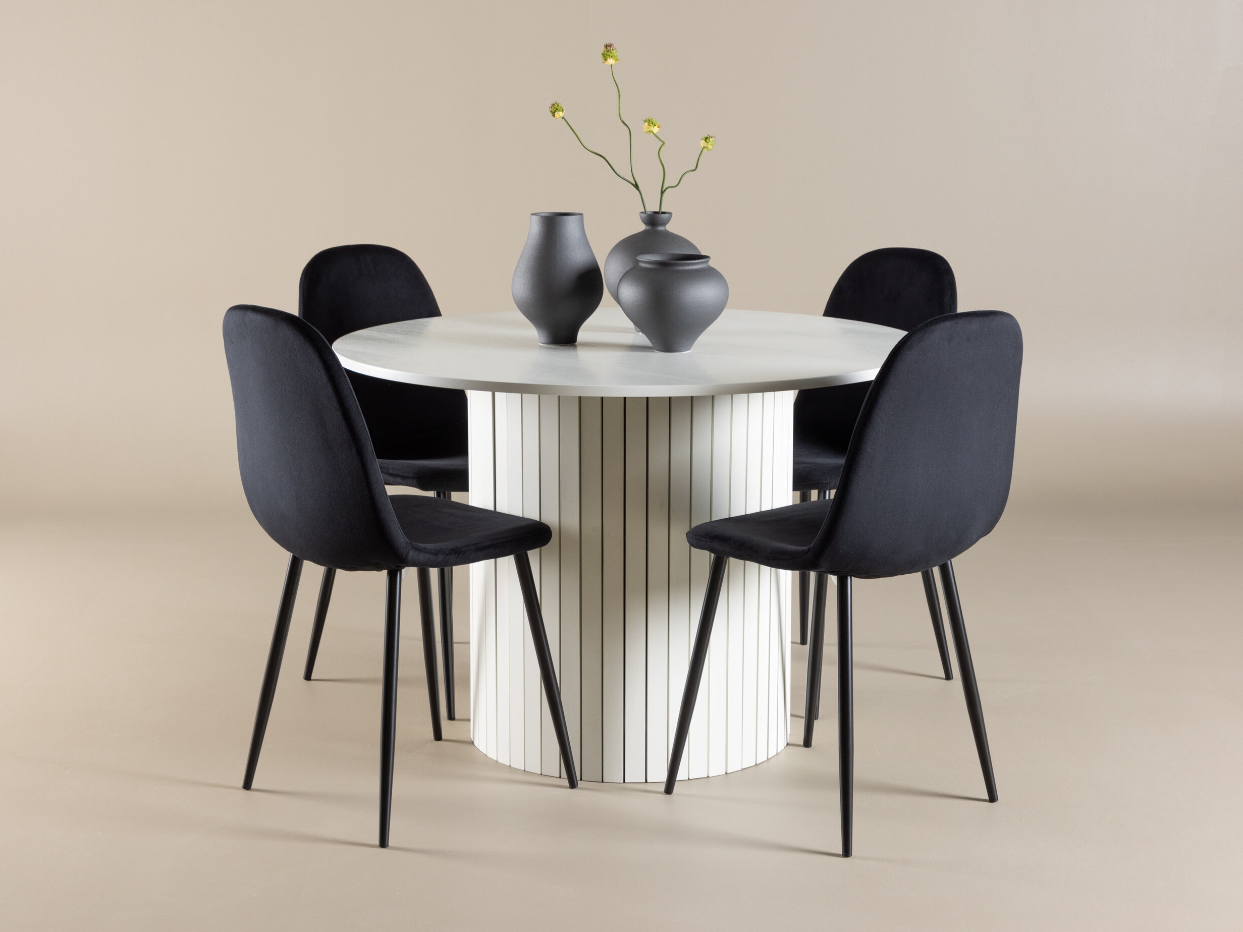 Essgruppe Dallas 5028 (Schwarz)