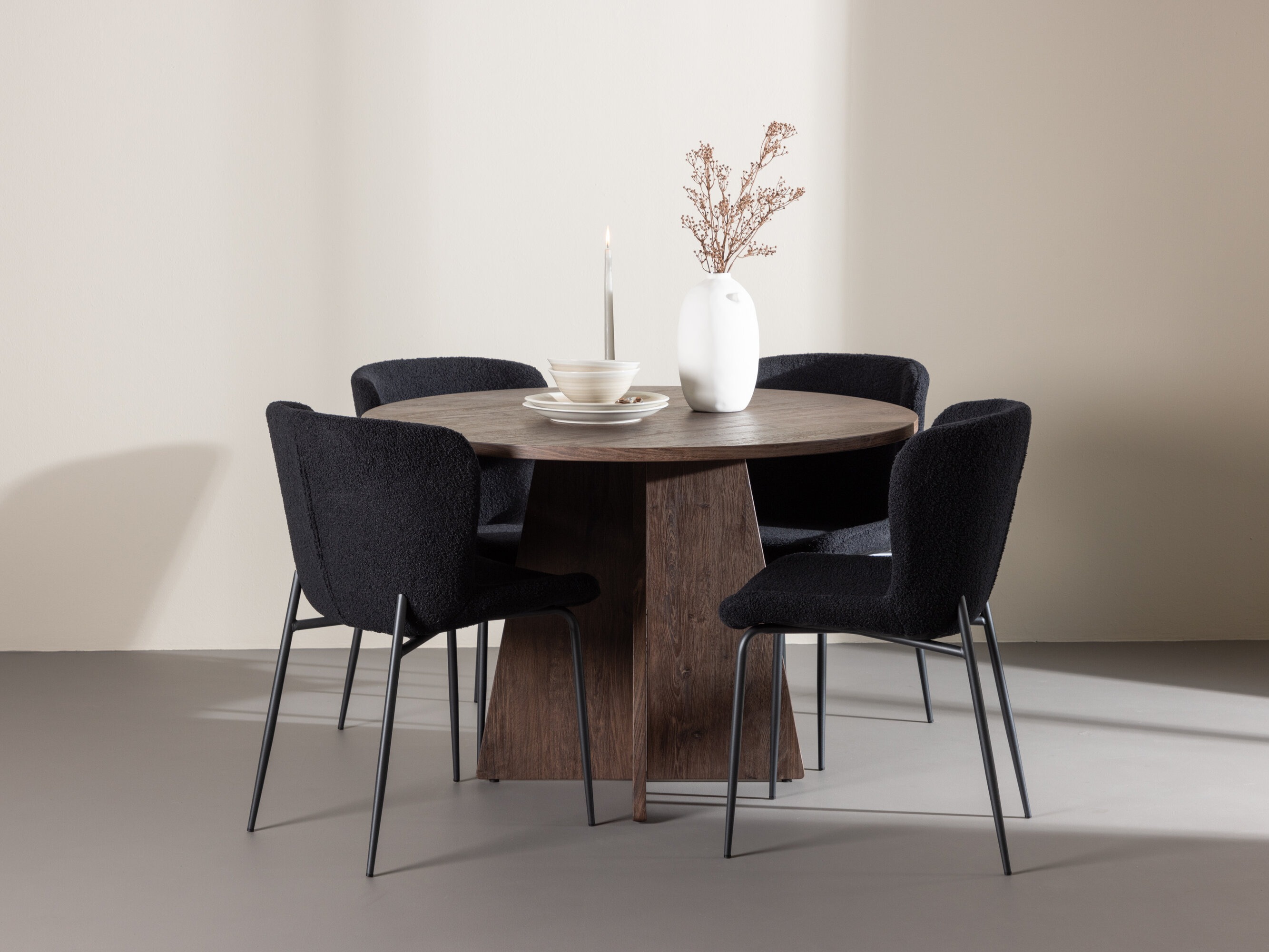 Essgruppe Dallas 5051 (Schwarz)