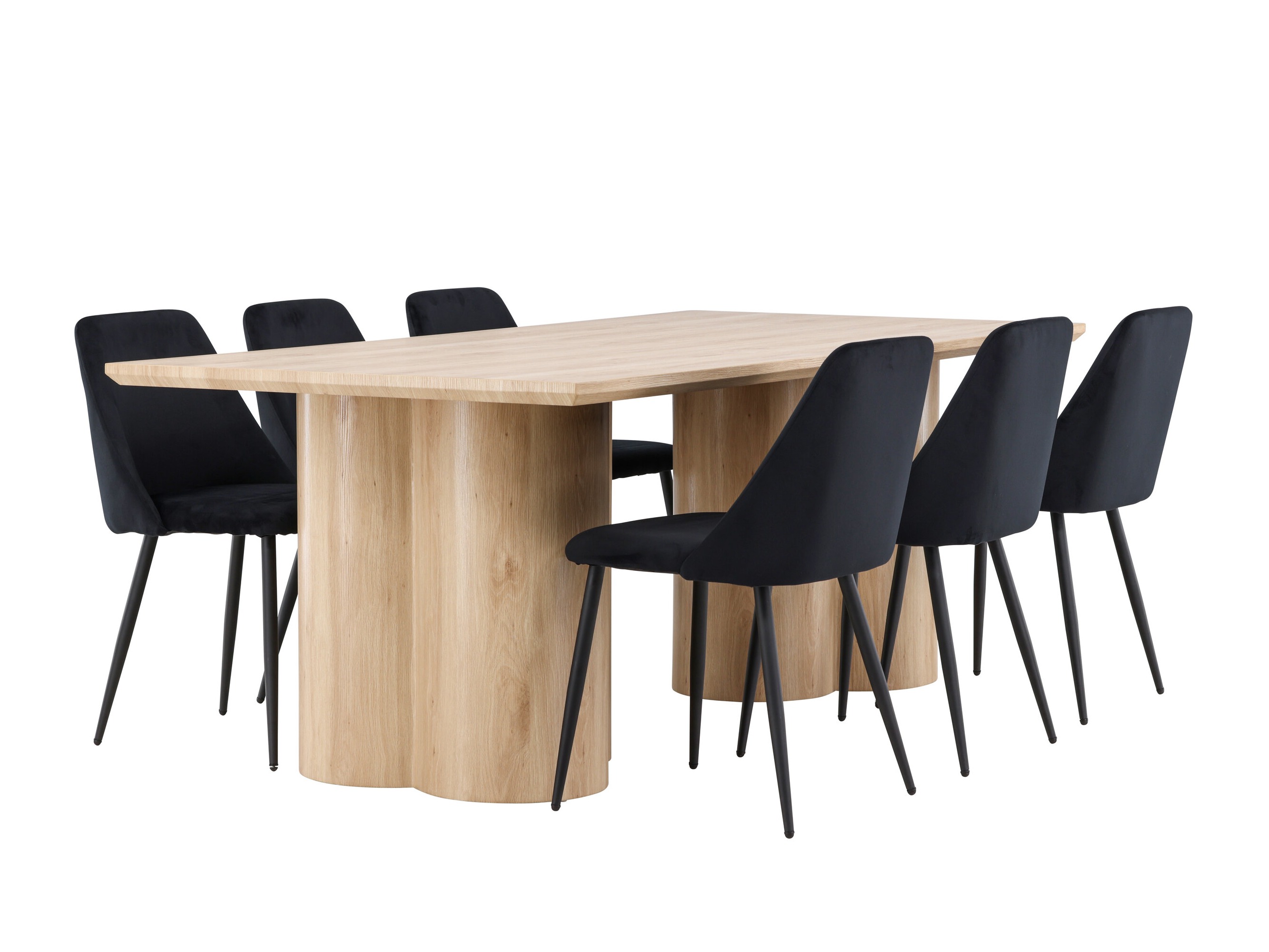 Essgruppe Dallas 5182 (Helles Holz)