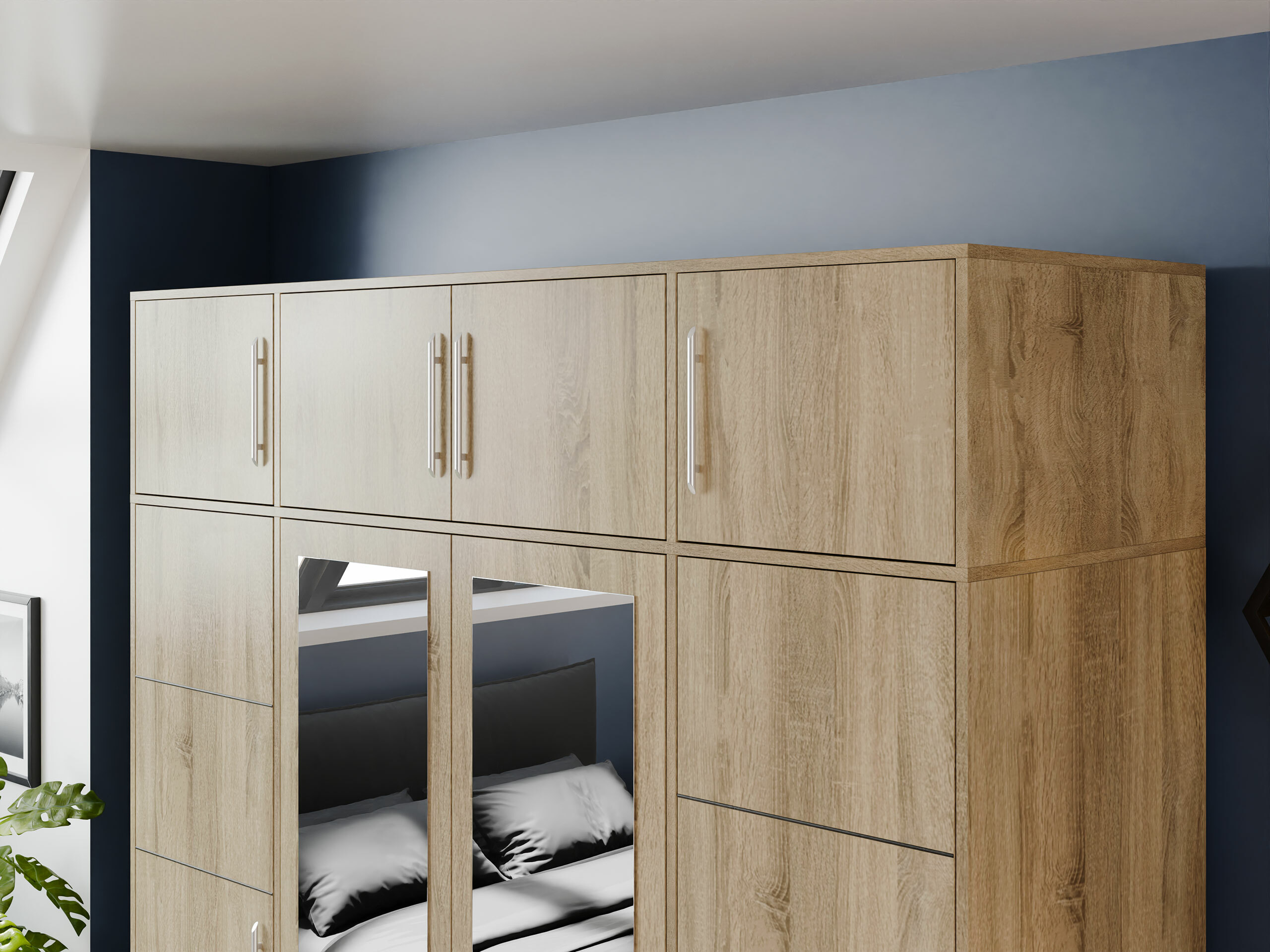 Sideboard Dortivu (Sonoma Eichenholzoptik)