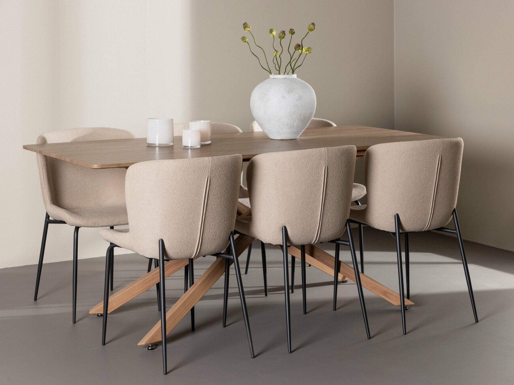 Essgruppe Dallas 5102 (Beige)