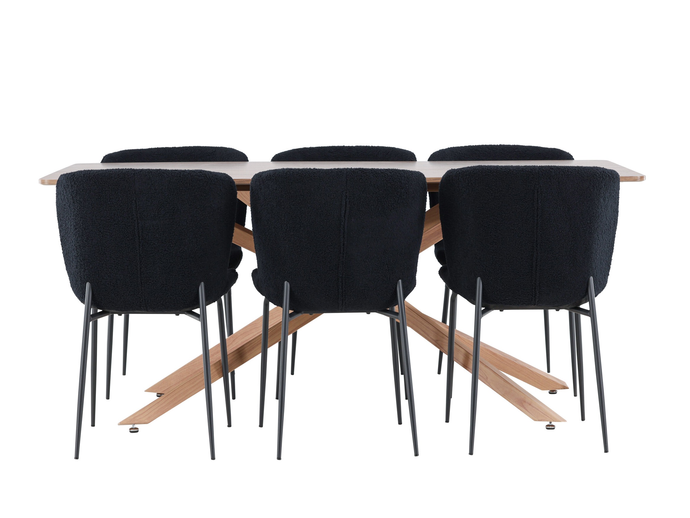 Essgruppe Dallas 5102 (Schwarz)